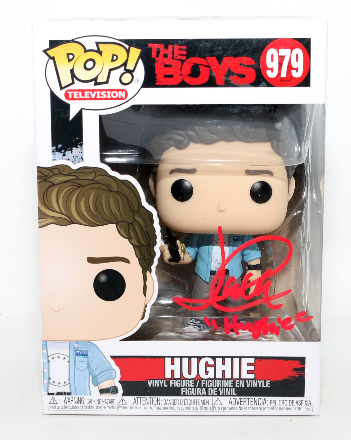 
                  
                    Jack Quaid as Hughie in The Boys Signed Funko POP! #979 with Character Name
                  
                