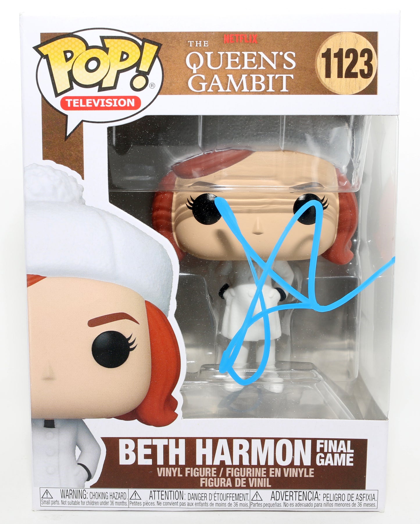 
                  
                    Anya Taylor-Joy as Beth Harmon in The Queen's Gambit Signed Funko POP! #1123
                  
                