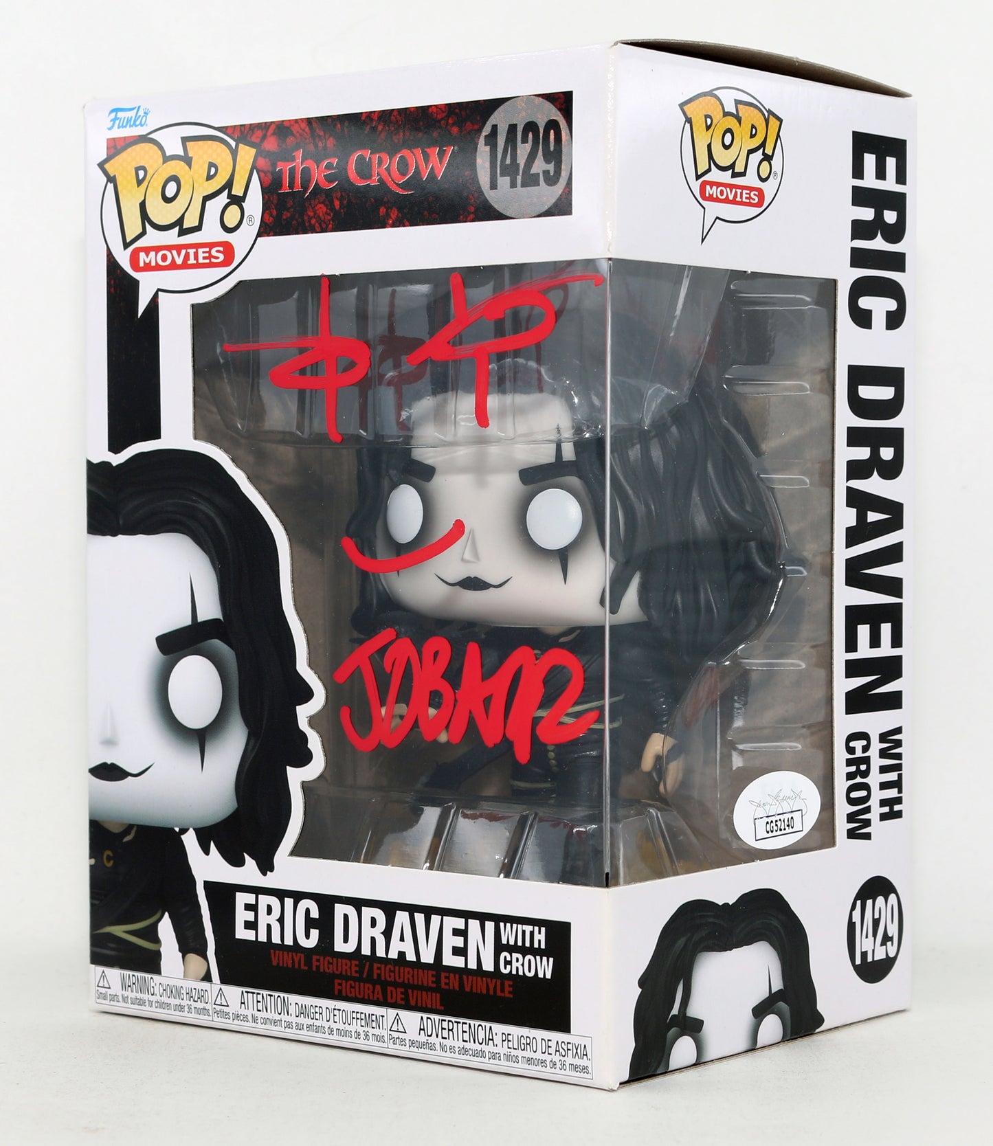 
                  
                    James O'Barr Creator of The Crow (JSA) Signed Funko POP! #1429 with Sketch
                  
                