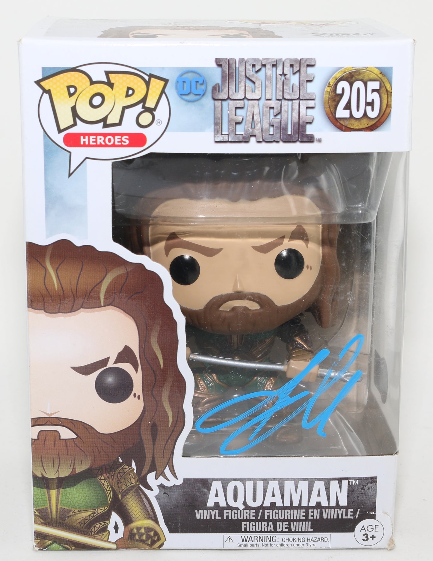 
                  
                    Jason Momoa as Aquaman in Justice League (Beckett) Signed Funko POP! #205
                  
                