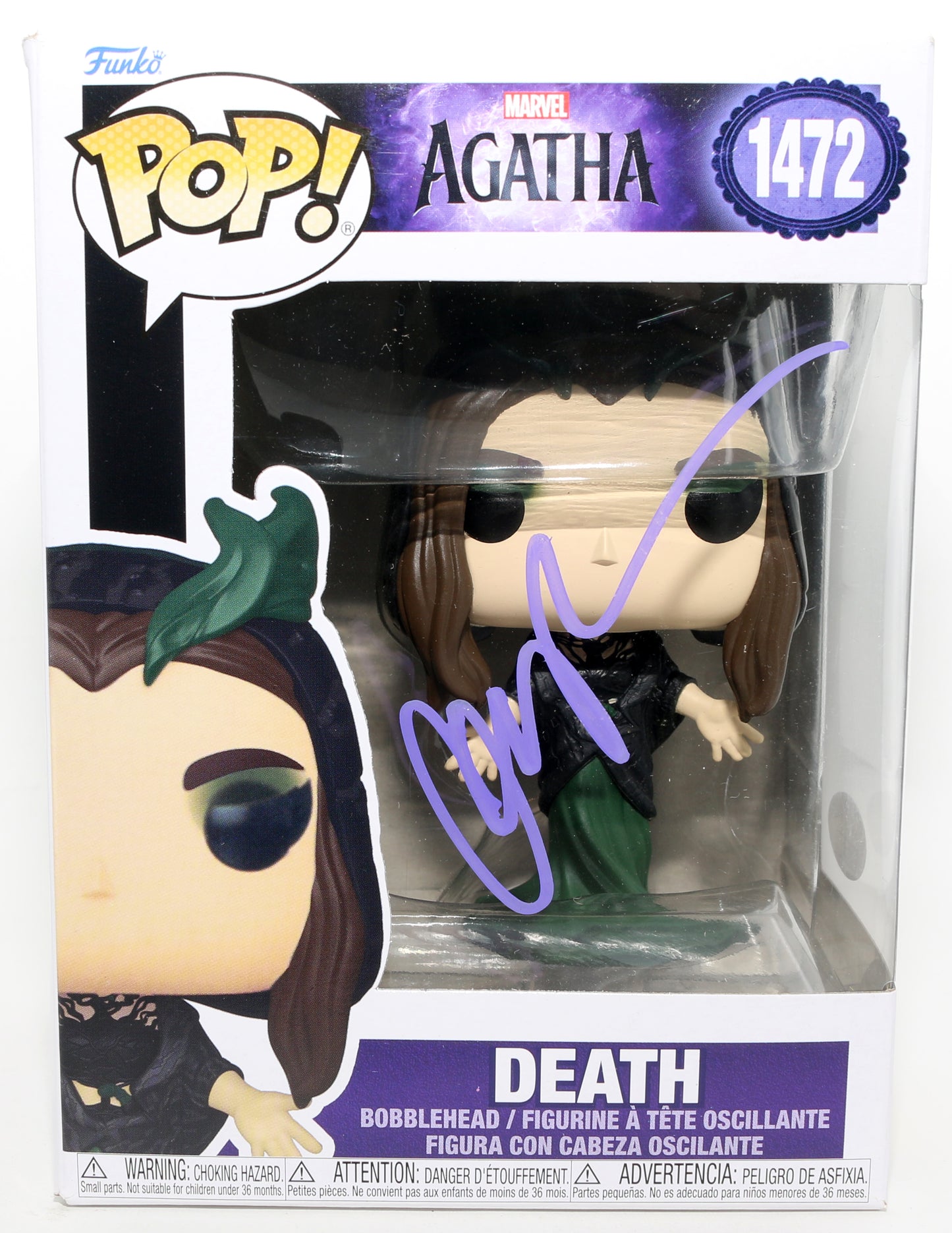 
                  
                    Aubrey Plaza as Death / Rio Vidal in Agatha All Along (JSA) Signed Funko POP! #1472
                  
                