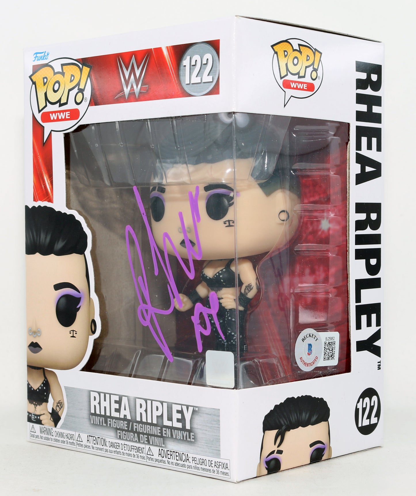 
                  
                    Rhea Ripley WWE Wrestler (Beckett) Signed Funko POP! #122
                  
                