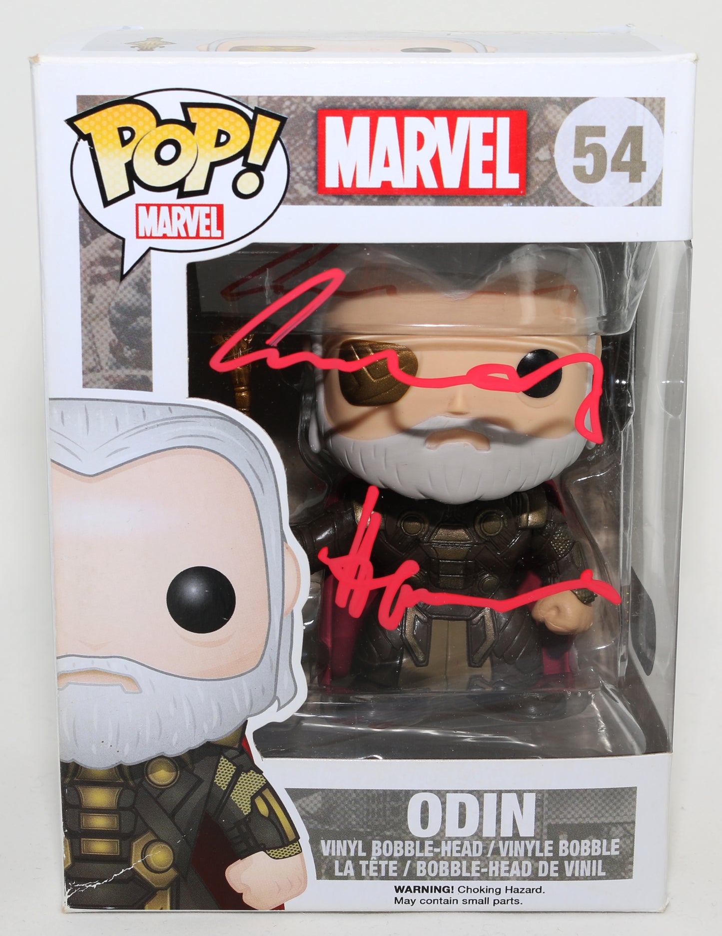 
                  
                    Anthony Hopkins as Odin in Thor (SWAU) Signed Funko POP! #54
                  
                