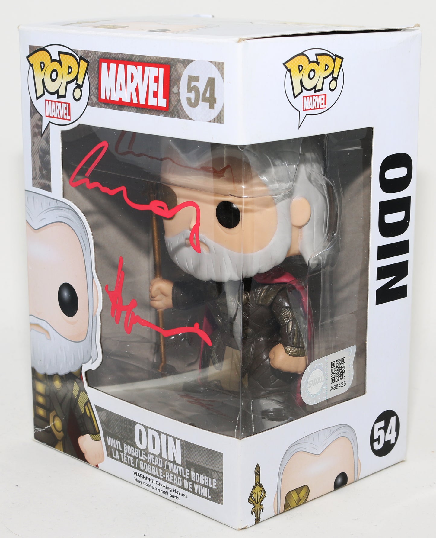 
                  
                    Anthony Hopkins as Odin in Thor (SWAU) Signed Funko POP! #54
                  
                