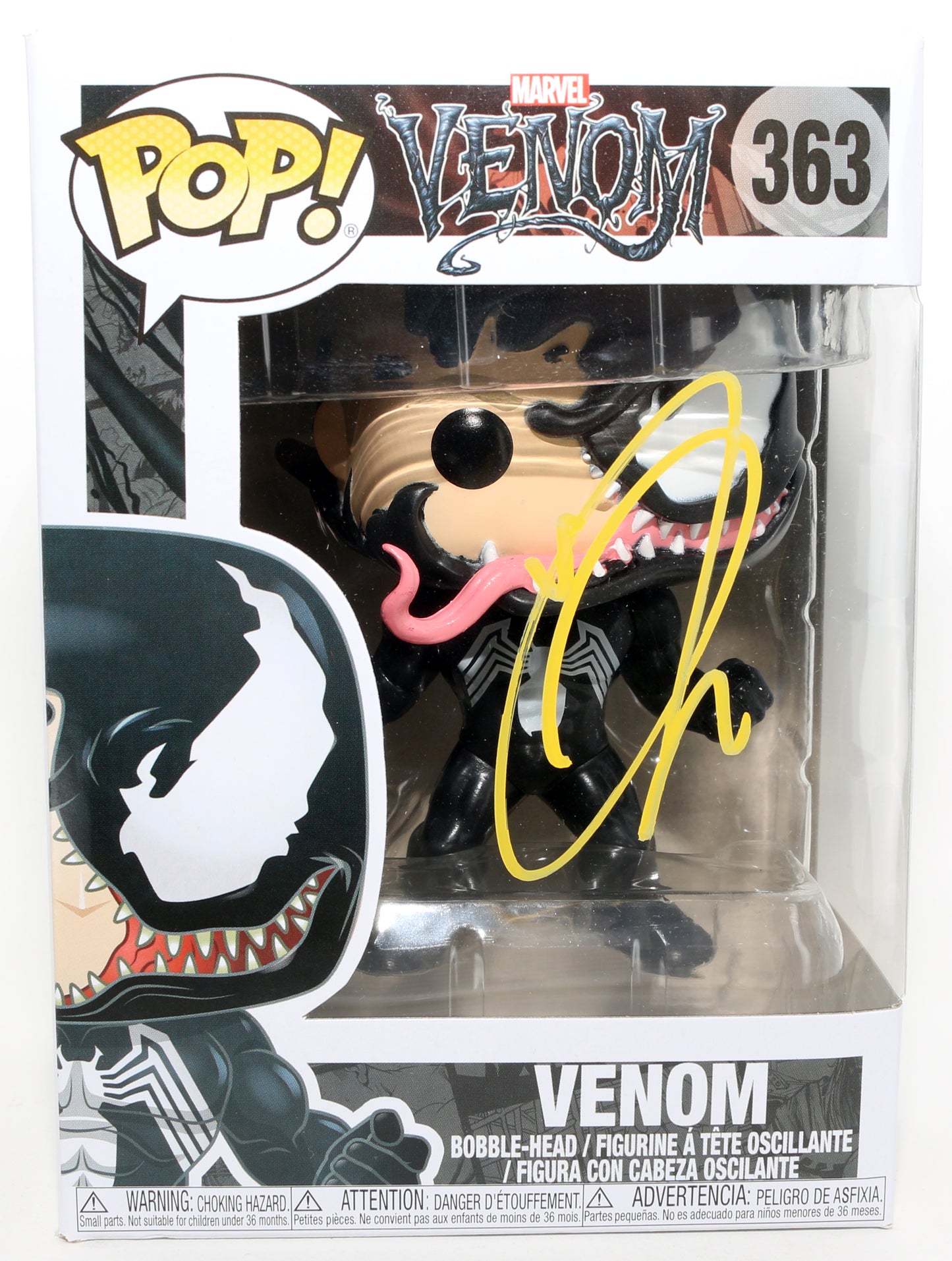 
                  
                    Tom Hardy as Venom in Venom Signed Funko POP! #363
                  
                