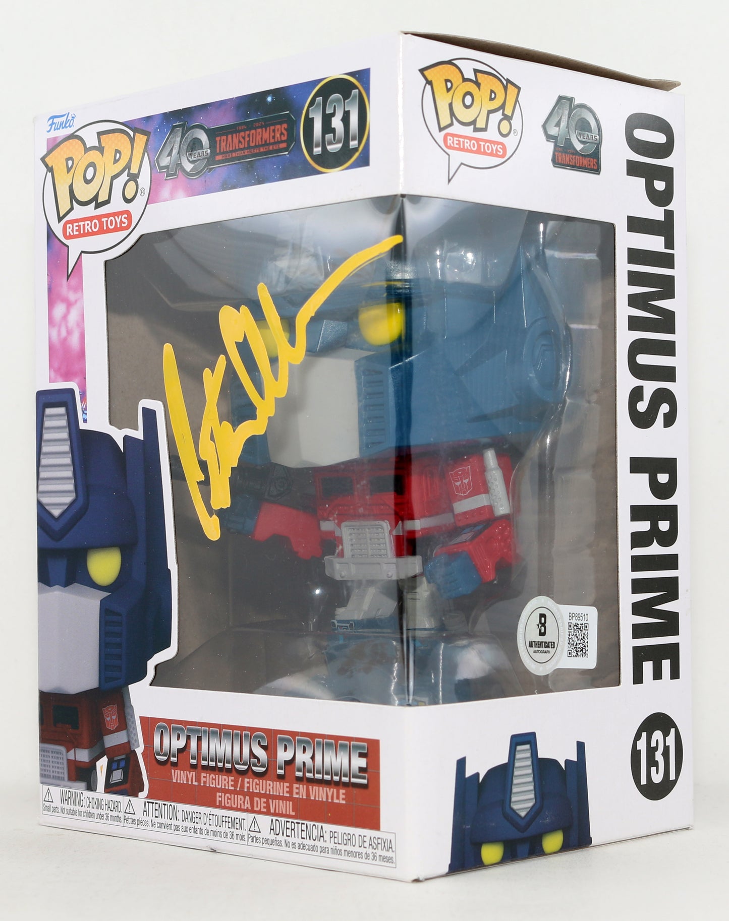 
                  
                    Peter Cullen as Optimus Prime in Transformers Signed Funko POP! #131
                  
                