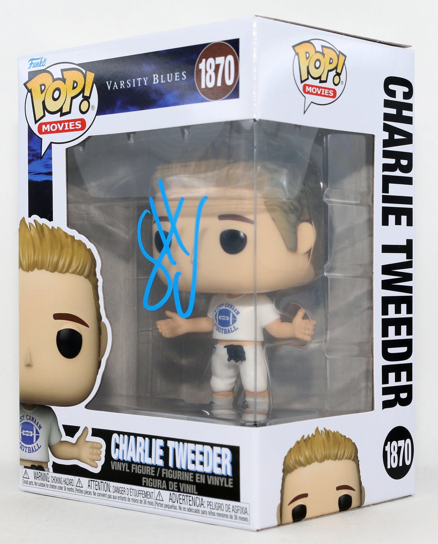 
                  
                    Scott Caan as Charlie Tweeder in Varsity Blues Signed Funko POP! #1870
                  
                