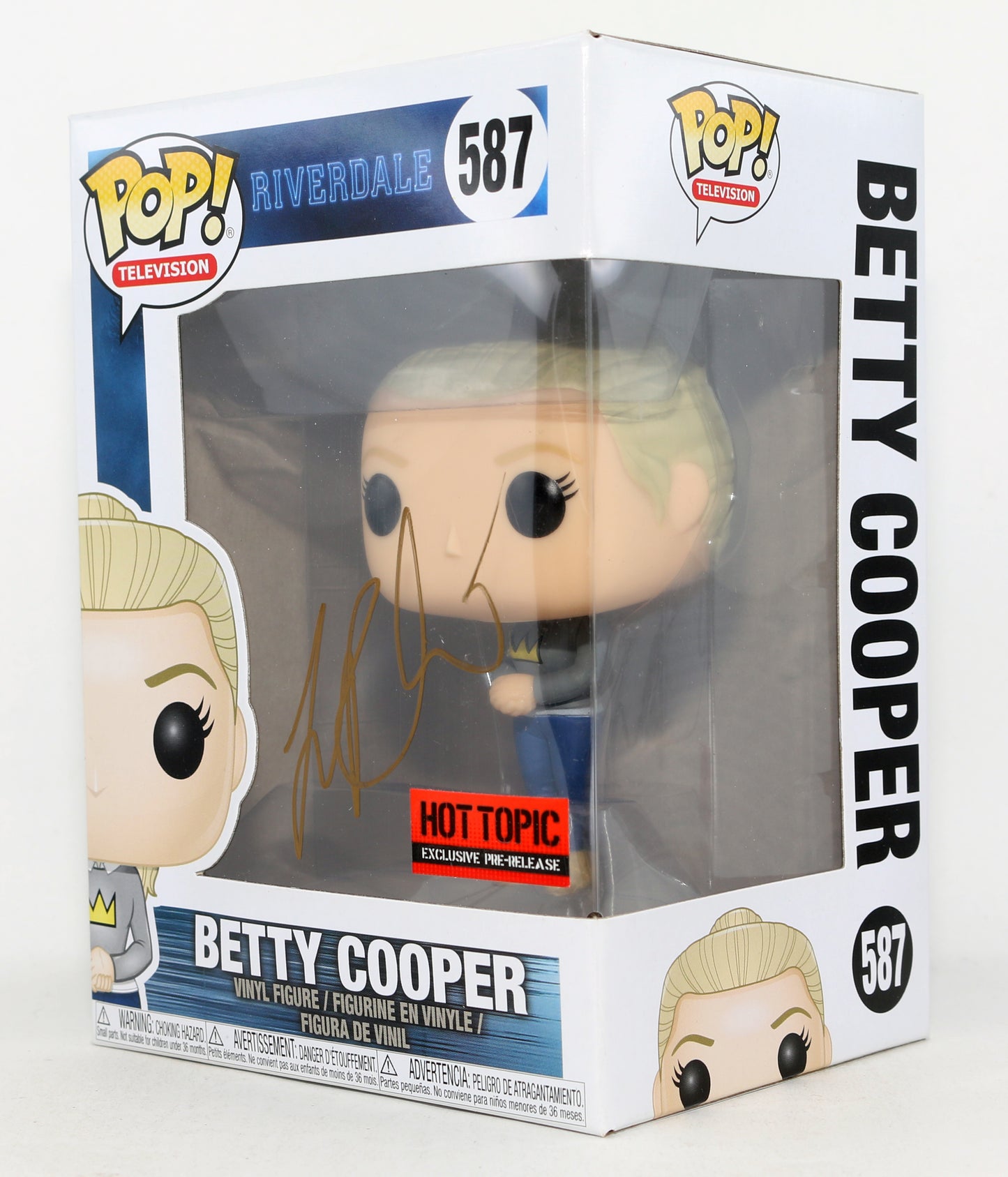 
                  
                    Lili Reinhart as Betty Cooper in Riverdale Hot Topic Exclusive Signed Funko POP! #587
                  
                
