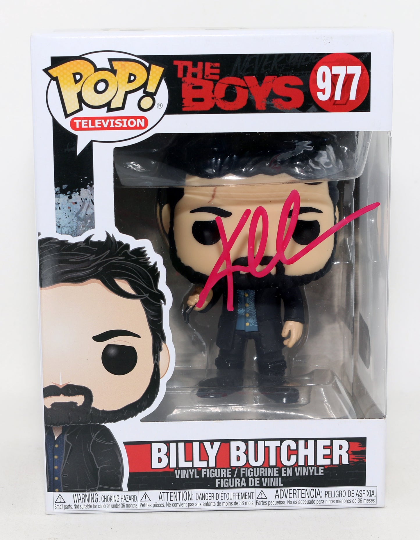 
                  
                    Karl Urban as Billy Butcher in The Boys (SWAU) Signed Funko POP! #977
                  
                