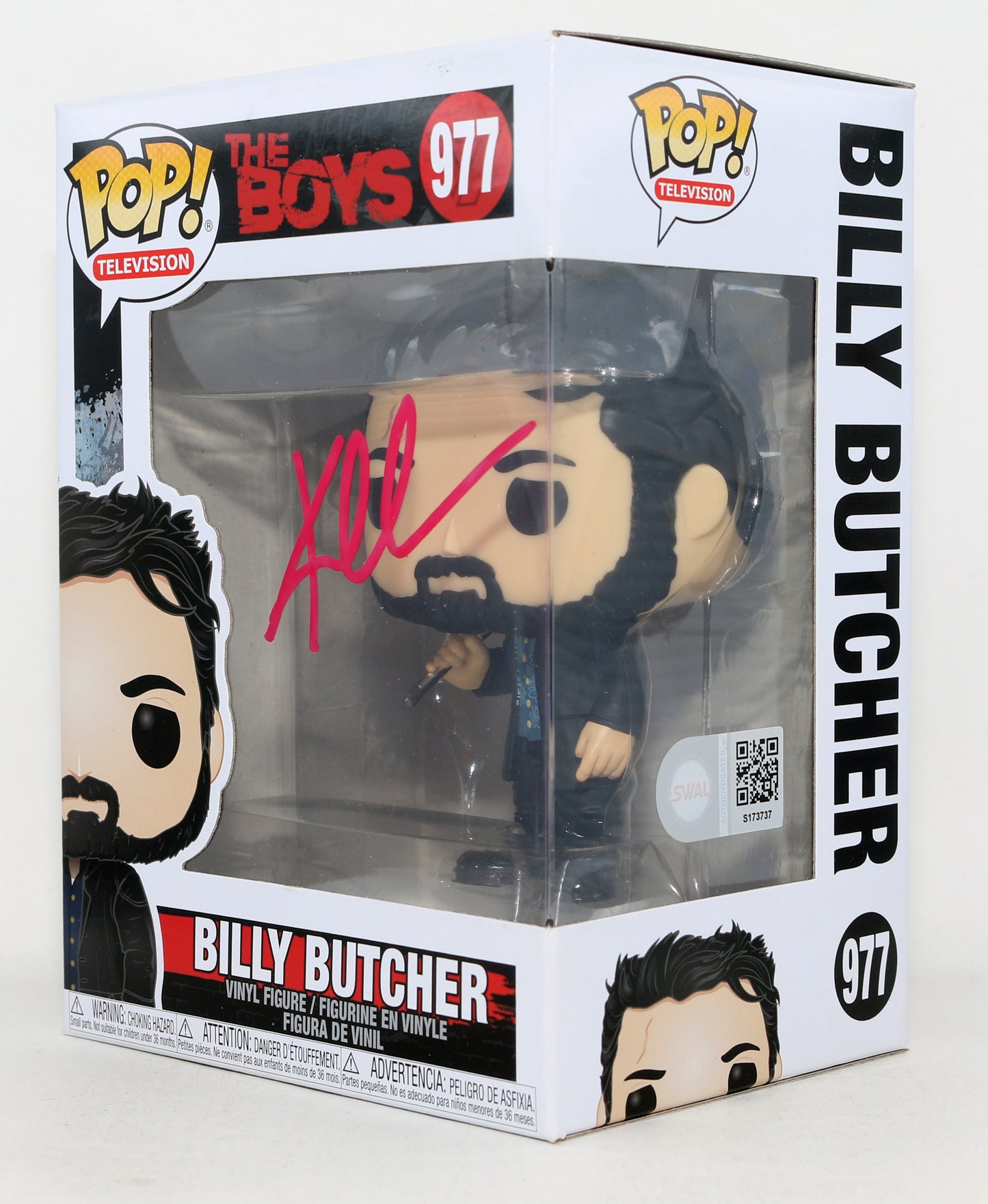 
                  
                    Karl Urban as Billy Butcher in The Boys (SWAU) Signed Funko POP! #977
                  
                