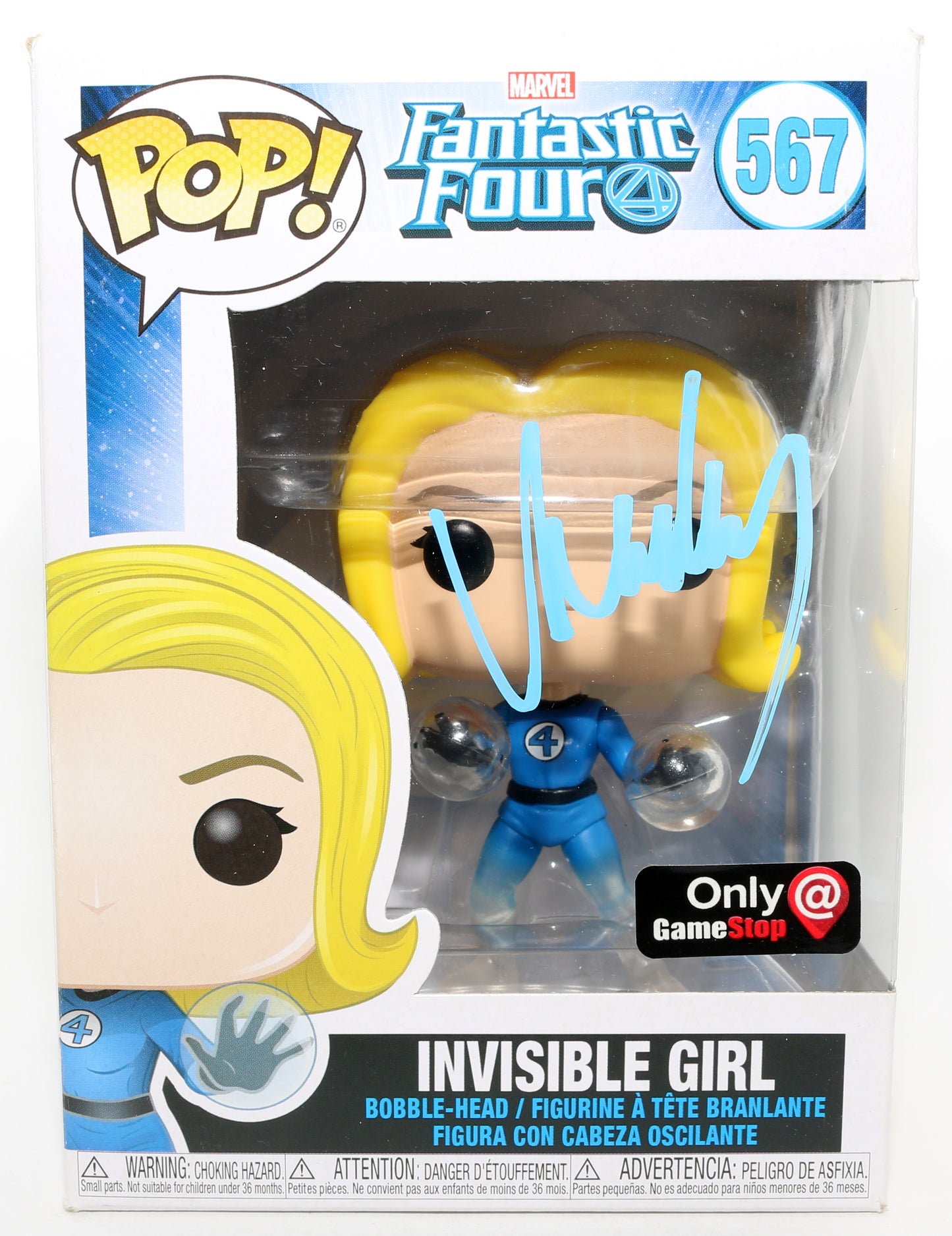
                  
                    Vanessa Kirby as Sue Storm / Invisible Woman in The Fantastic Four: First Steps GameStop Exclusive Signed Funko POP! #567
                  
                