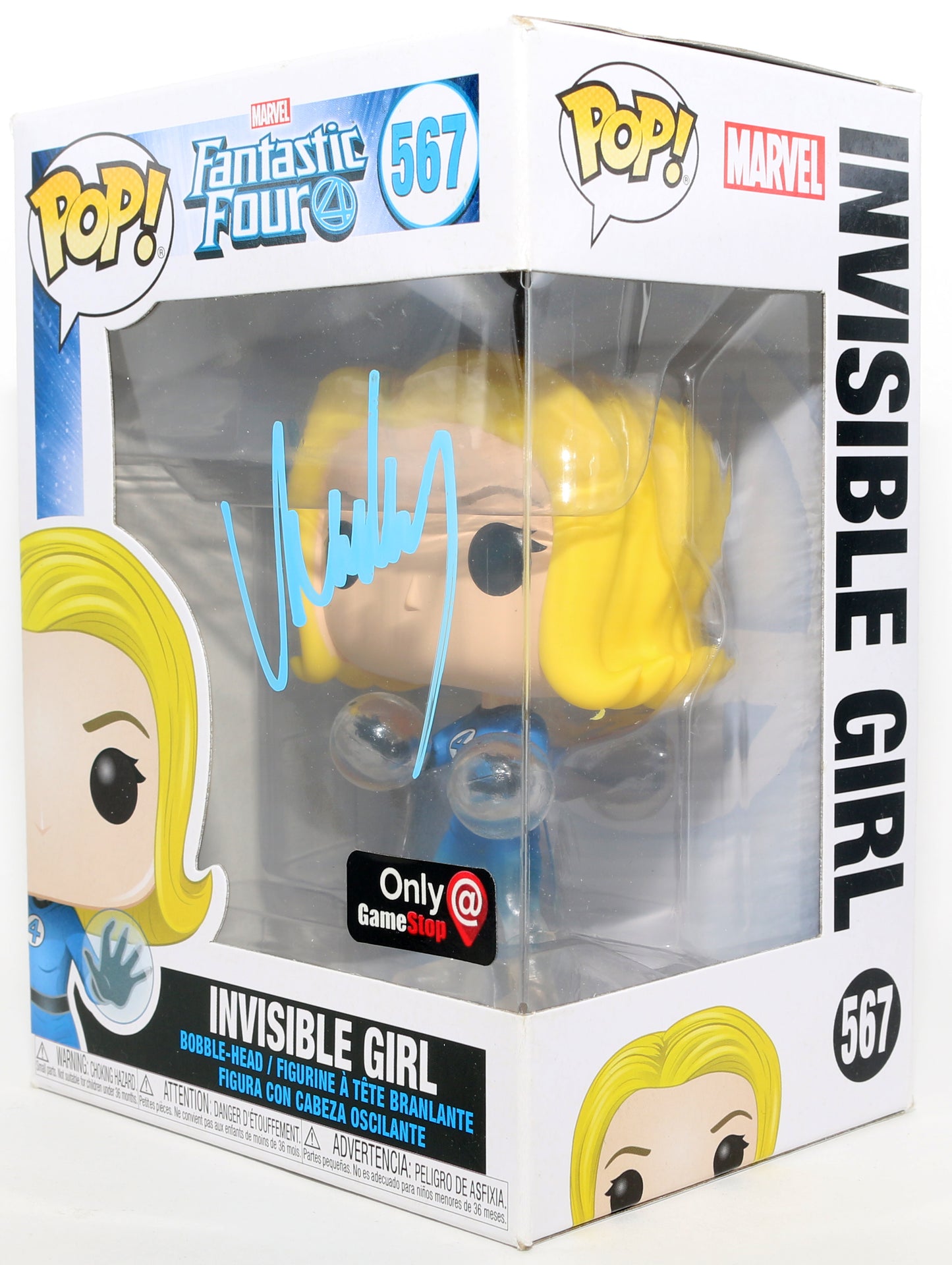 
                  
                    Vanessa Kirby as Sue Storm / Invisible Woman in The Fantastic Four: First Steps GameStop Exclusive Signed Funko POP! #567
                  
                