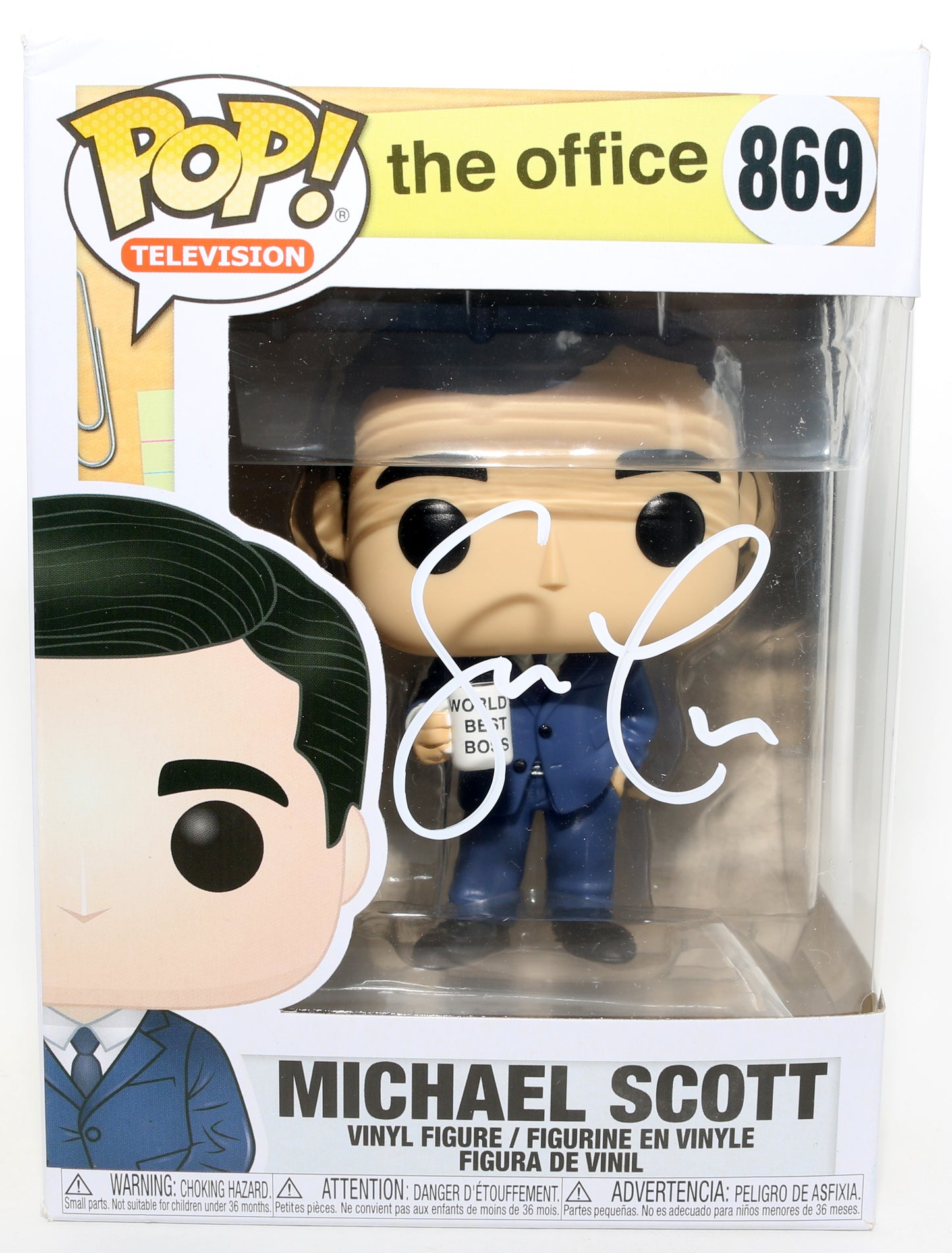 
                  
                    Steve Carell as Michael Scott in The Office Signed Funko POP! #869
                  
                