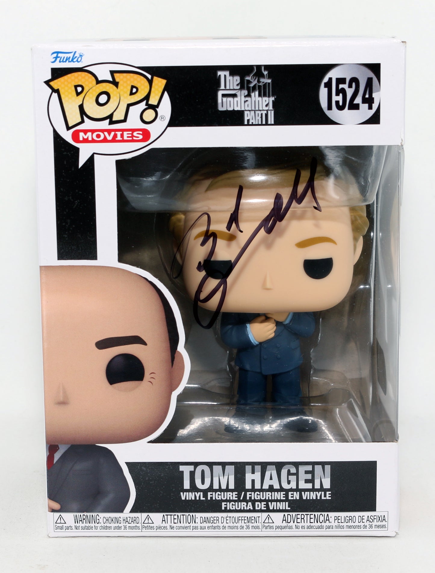 
                  
                    Robert Duvall as Tom Hagen in The Godfather Part II (SWAU) Signed Funko POP! #1524
                  
                