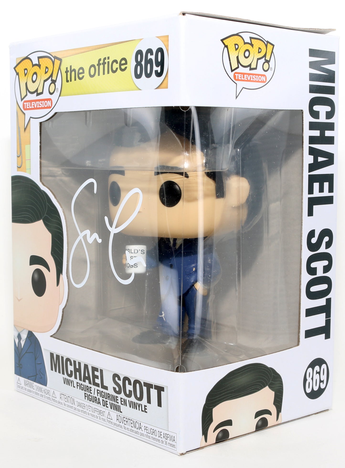 
                  
                    Steve Carell as Michael Scott in The Office Signed Funko POP! #869
                  
                