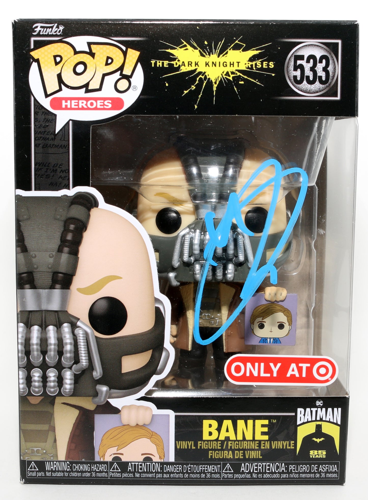 
                  
                    Tom Hardy as Bane in The Dark Knight Rises Target Exclusive Signed Funko POP! #533
                  
                
