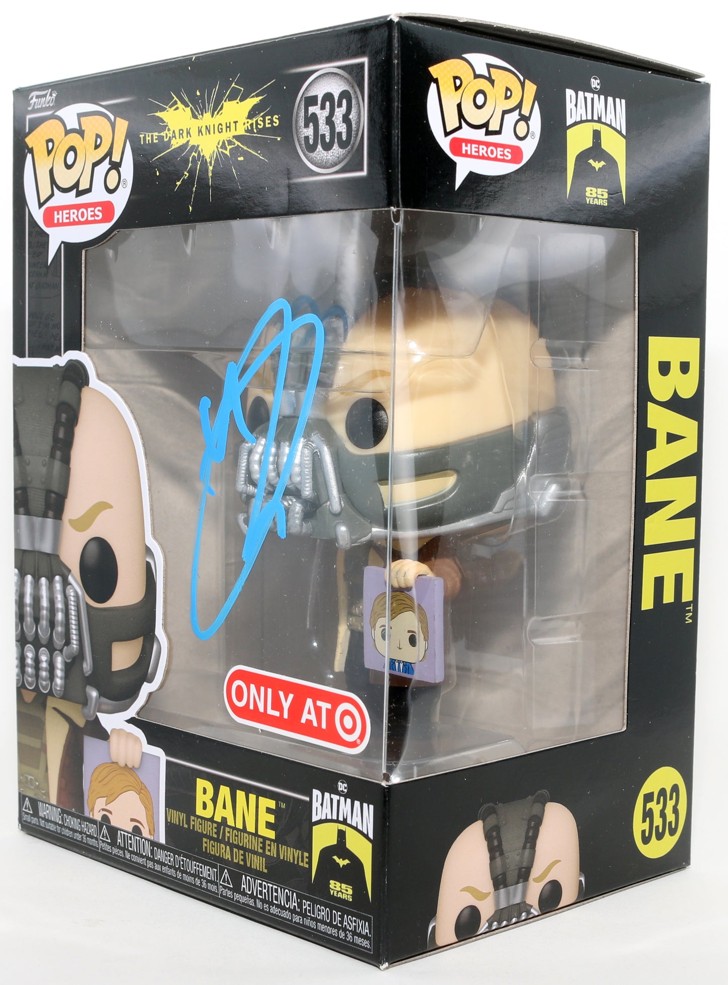 
                  
                    Tom Hardy as Bane in The Dark Knight Rises Target Exclusive Signed Funko POP! #533
                  
                