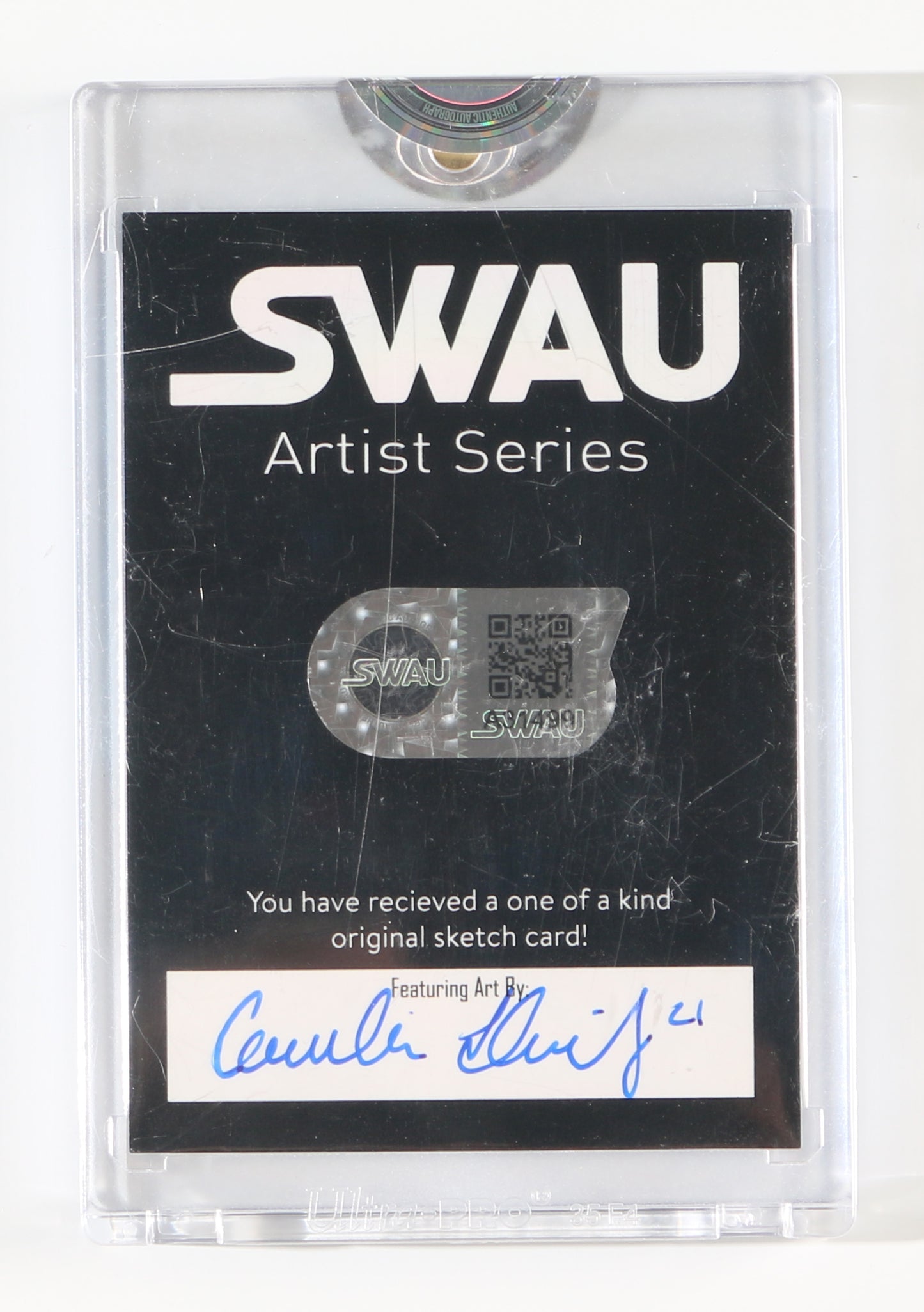 
                  
                    Freddie Prinze Jr. as Kanan in Star Wars: Rebels Signed SWAU Artist Series Trading Card by Candice Dailey
                  
                