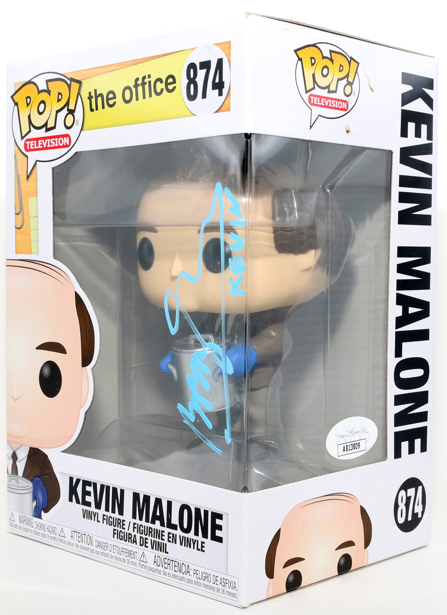 
                  
                    Brian Baumgartner as Kevin Malone in The Office (JSA) Signed Funko POP! #874 with Character Name
                  
                