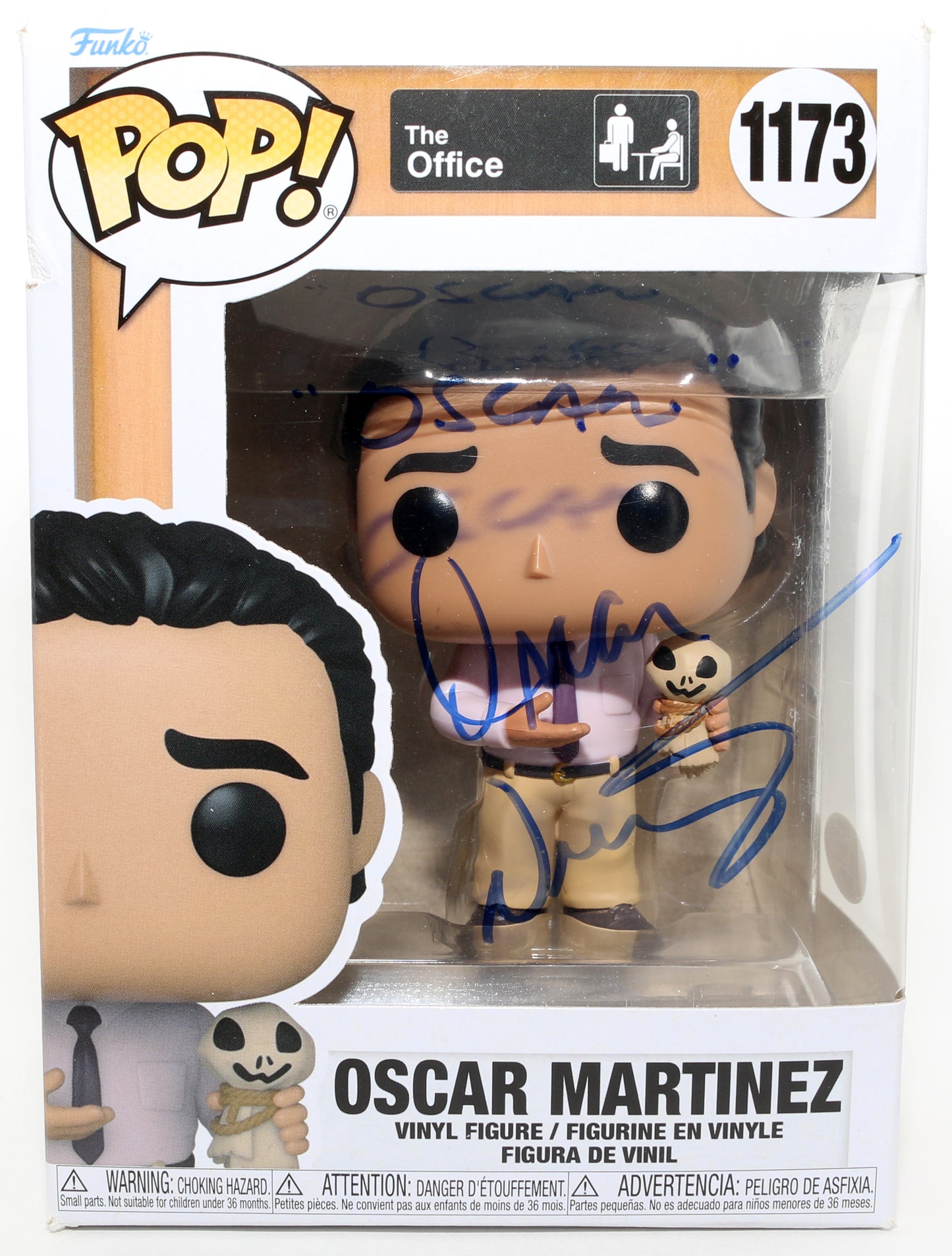 
                  
                    Oscar Nuñez as Oscar Martinez in The Office (JSA) Signed Funko POP! #1173 with Character Name
                  
                