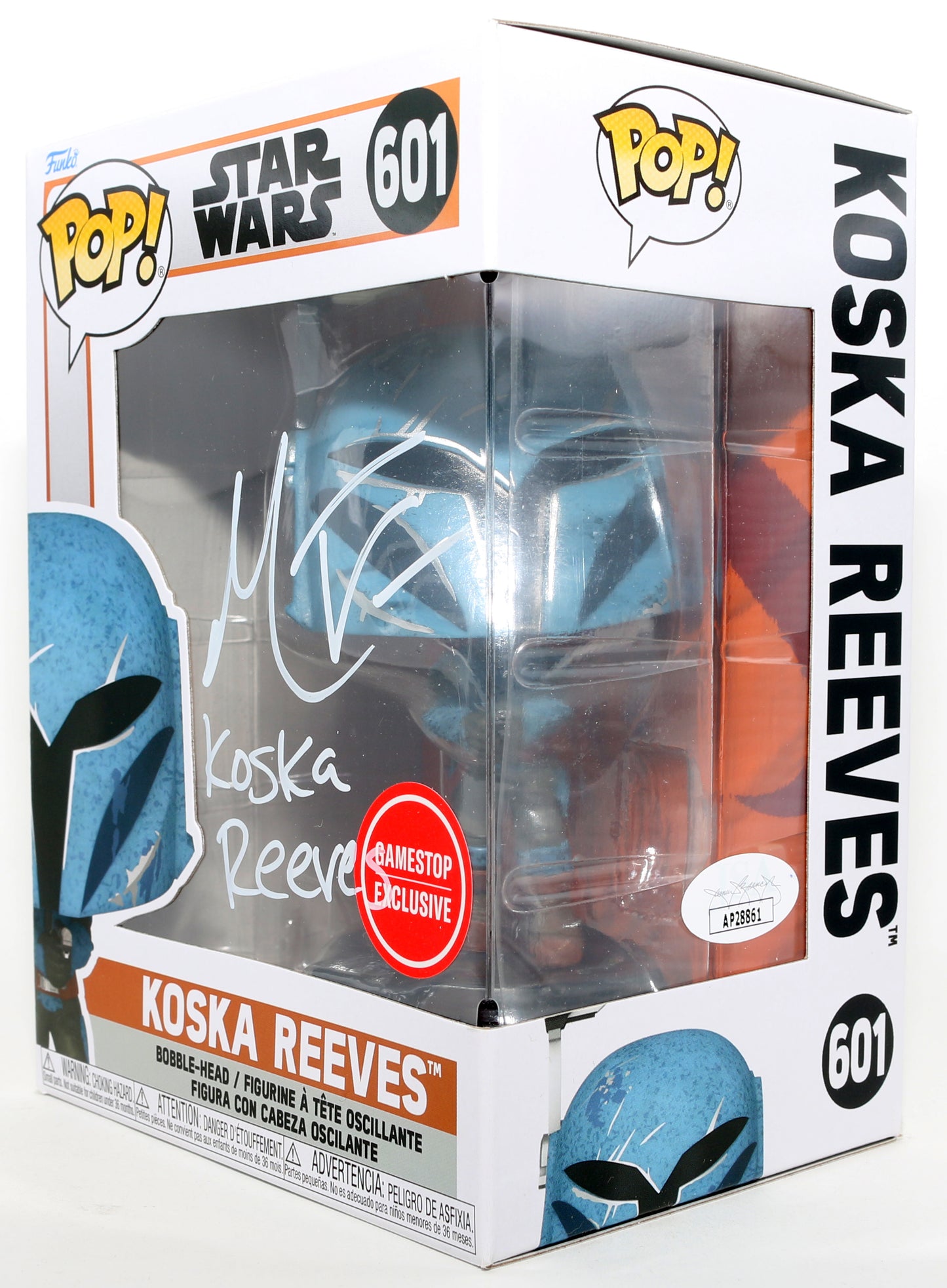 
                  
                    Mercedes Varnado as Koska Reeves in Star Wars: The Mandalorian GameStop Exclusive (JSA) Signed Funko POP! #601 with Character Name
                  
                
