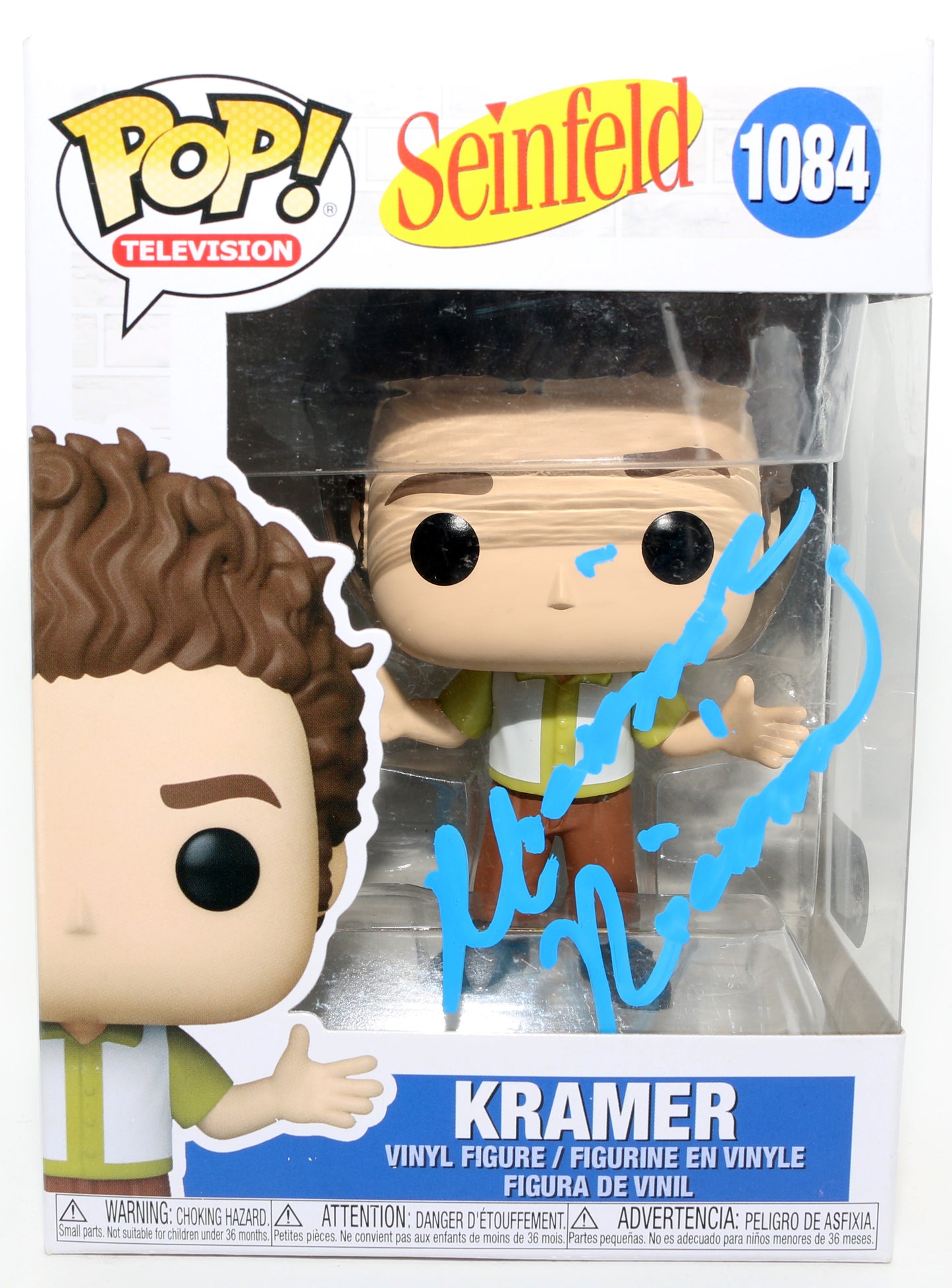 
                  
                    Michael Richards as Cosmo Kramer in Seinfeld (SWAU) Signed Funko POP! #1084
                  
                