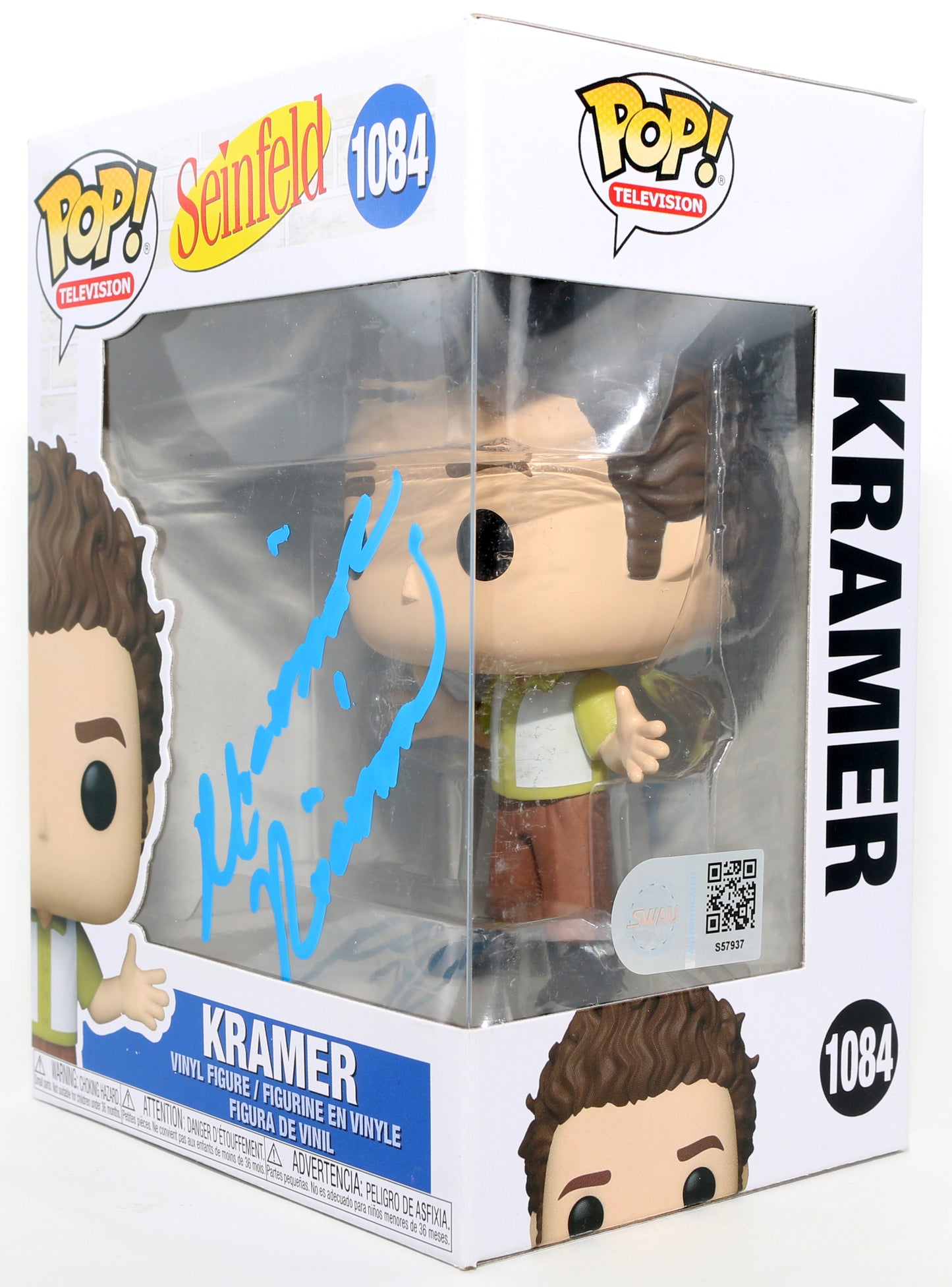 
                  
                    Michael Richards as Cosmo Kramer in Seinfeld (SWAU) Signed Funko POP! #1084
                  
                