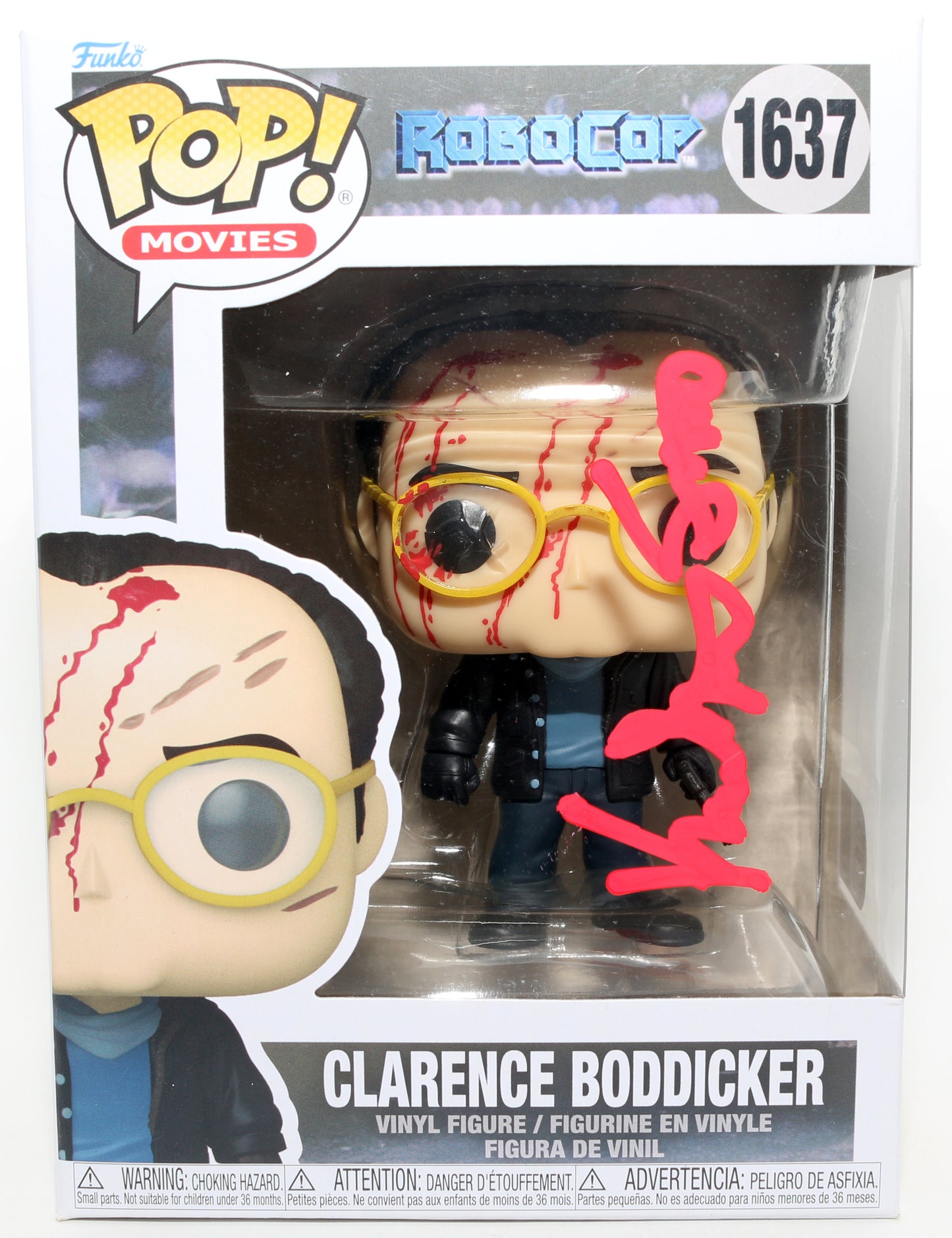 
                  
                    Kurtwood Smith as Clarence Boddicker in RoboCop (SWAU) Signed Funko POP! #1637
                  
                