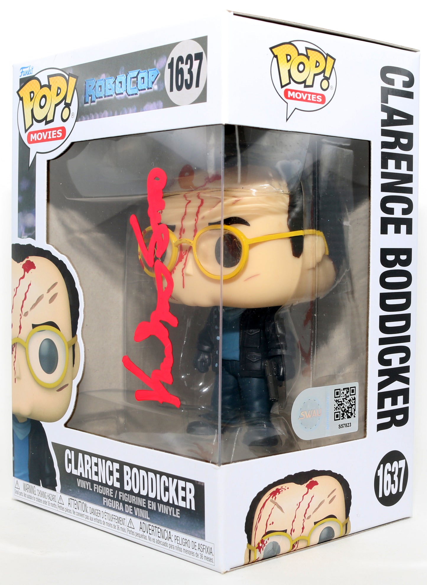 
                  
                    Kurtwood Smith as Clarence Boddicker in RoboCop (SWAU) Signed Funko POP! #1637
                  
                