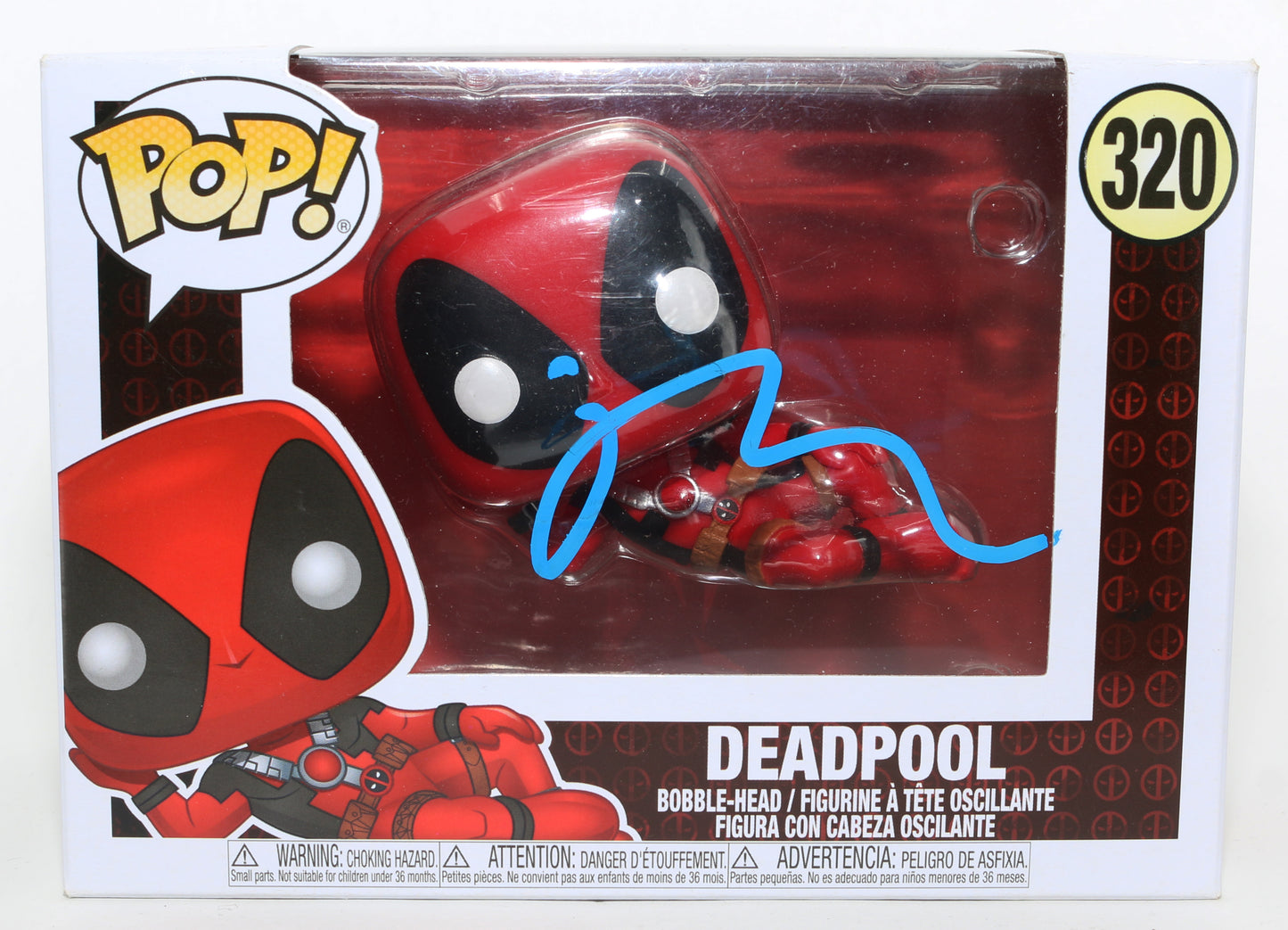 
                  
                    Ryan Reynolds as Deadpool in Deadpool Signed Funko POP! #320
                  
                