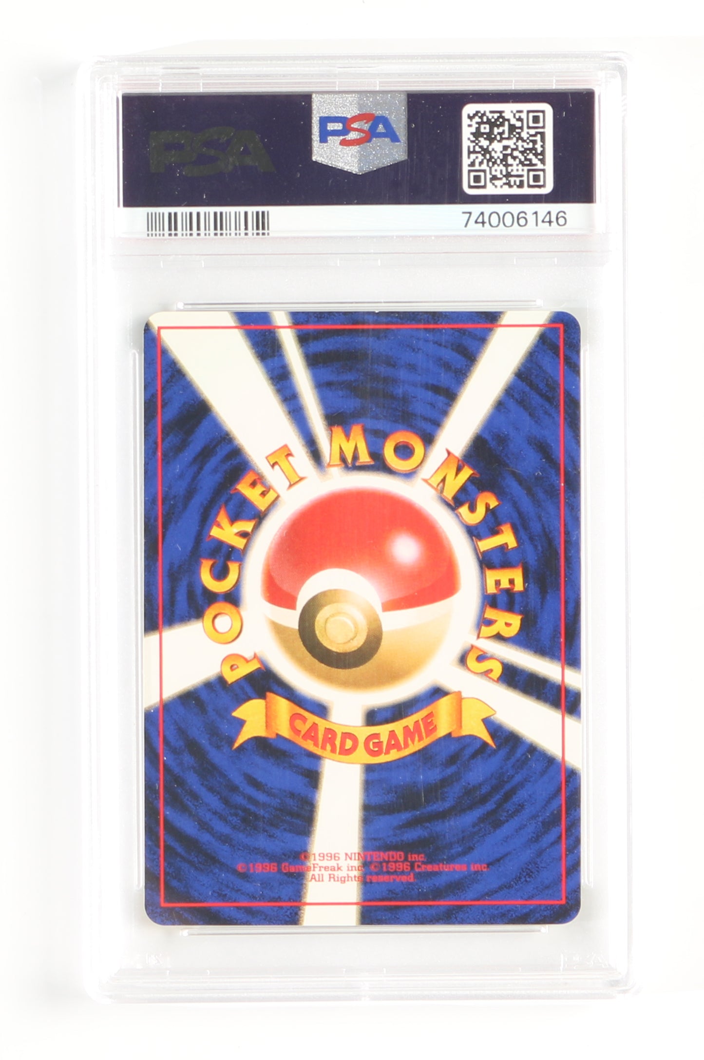 
                  
                    Giovanni's Nidoking Holo Gym 2 (PSA Encapsulated Grade Mint 9) 1999 Japanese Pokemon Trading Card #34
                  
                