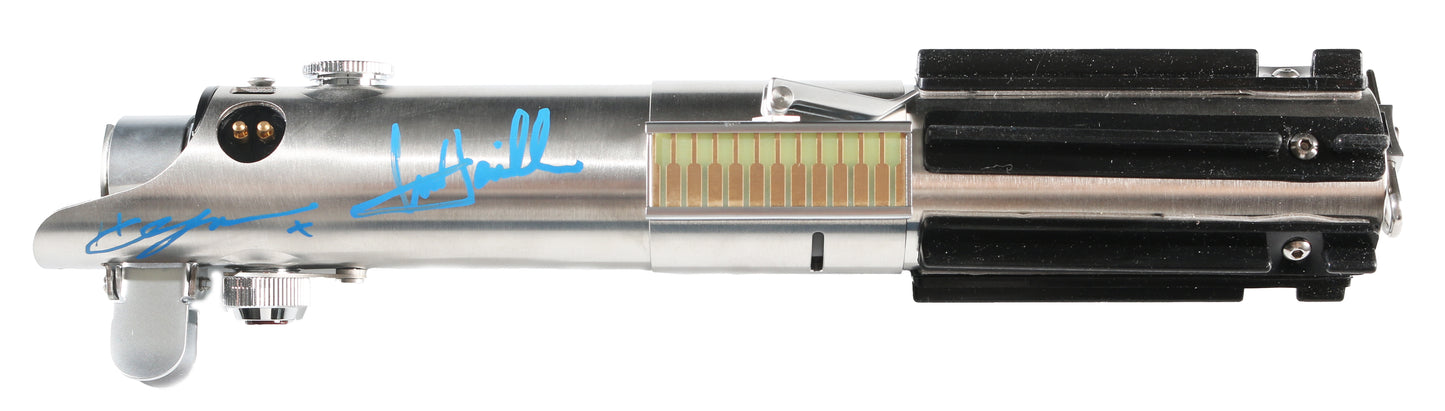 
                  
                    Star Wars Prop Replica Lightsaber (Beckett Witnessed / JSA) Signed by Mark Hamill, Hayden Christensen, & Daisy Ridley
                  
                