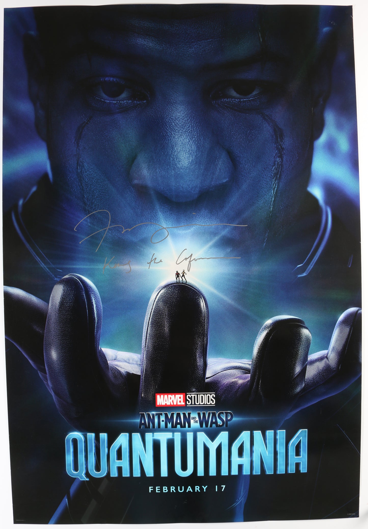 
                  
                    Jonathan Majors as Kang the Conqueror in Ant-Man & The Wasp: Quantumania Signed 27x40 Poster with Character Name
                  
                
