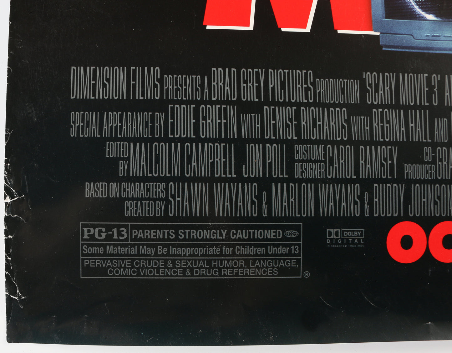 
                  
                    Leslie Nielsen as President Harris & Anthony Anderson as Mahalik in Scary Movie 3 Signed 27x40 Poster
                  
                