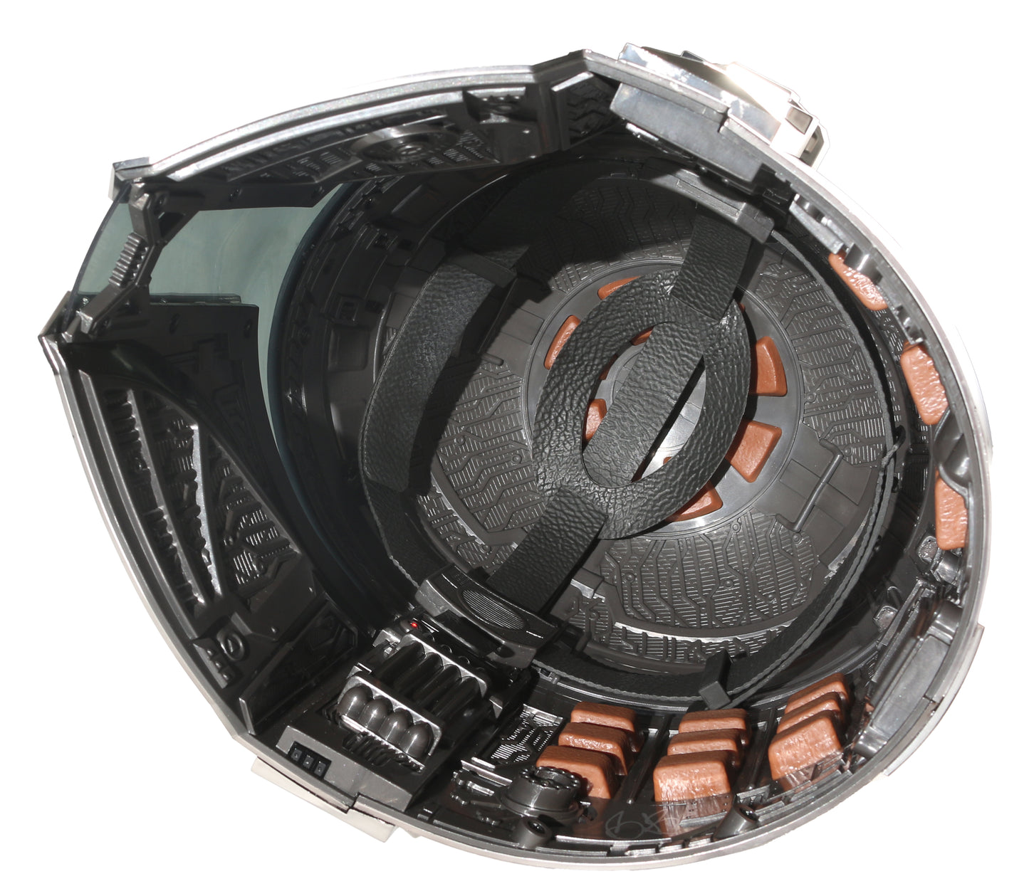 
                  
                    Star Wars: The Mandalorian Hasbro Black Series Prop Replica Helmet Cast Signed by Pedro Pascal, Dave Filoni with Grogu Original Art Sketch, Jon Favreau, Carl Weathers, Ming-Na Wen, Emily Swallow, Omid Abtahi, Katee Sackhoff, Bill Burr, Doug Chiang, & More
                  
                