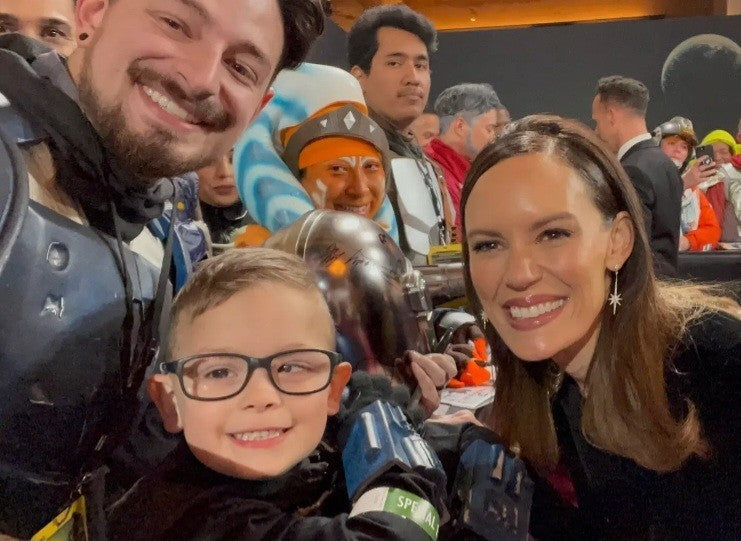 
                  
                    Star Wars: The Mandalorian Hasbro Black Series Prop Replica Helmet Cast Signed by Pedro Pascal, Dave Filoni with Grogu Original Art Sketch, Jon Favreau, Carl Weathers, Ming-Na Wen, Emily Swallow, Omid Abtahi, Katee Sackhoff, Bill Burr, Doug Chiang, & More
                  
                