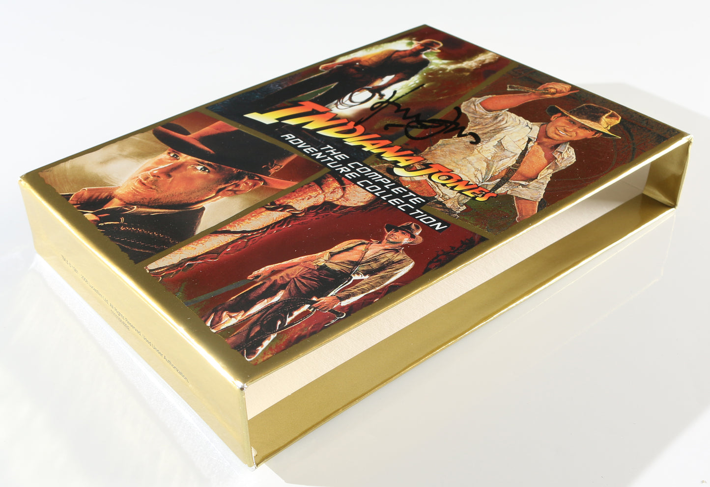 
                  
                    Harrison Ford as Indiana Jones in Indiana Jones Signed DVD Set Box
                  
                