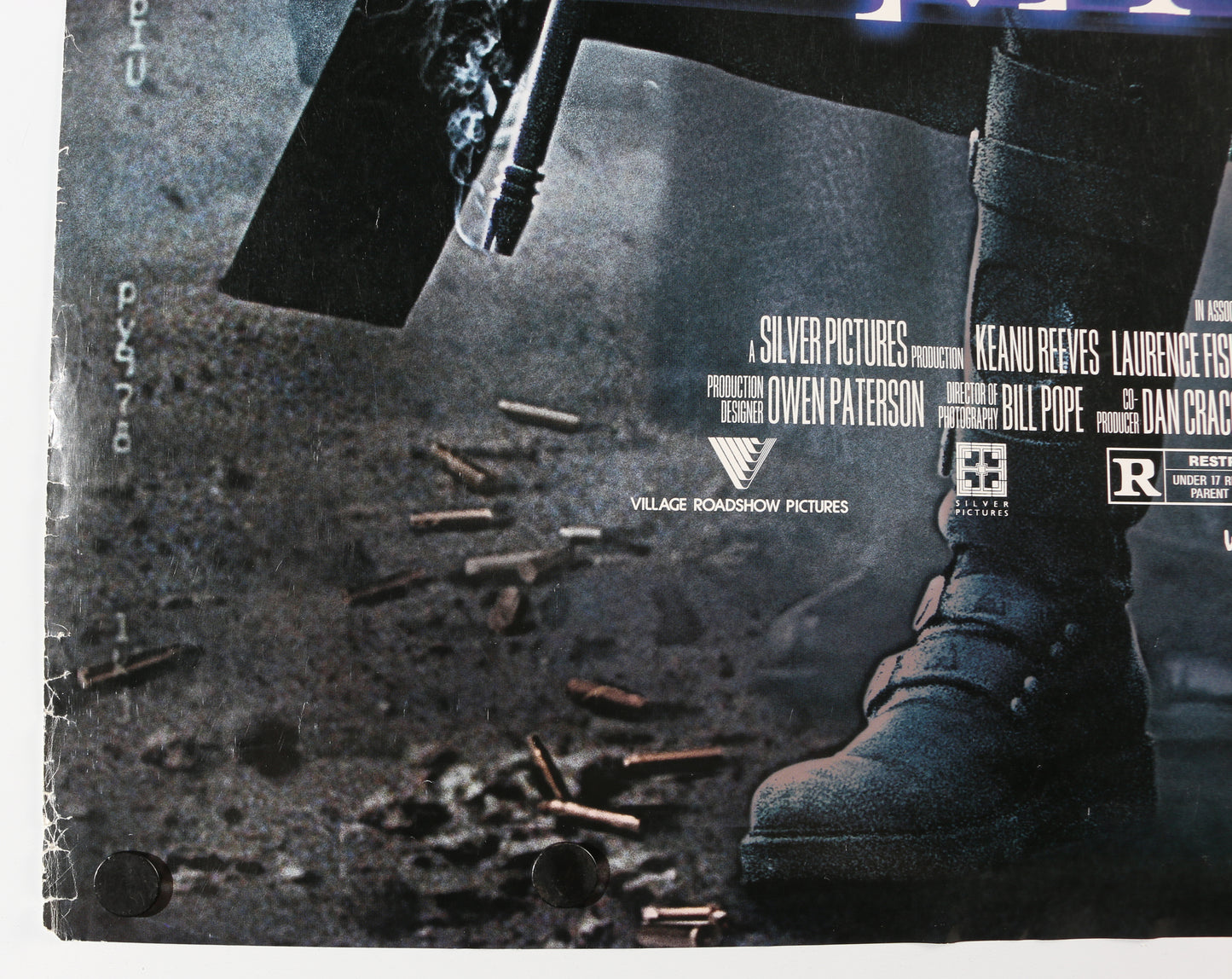 
                  
                    Keanu Reeves as Neo & Joe Pantoliano as Cypher in The Matrix (Beckett) Signed 27x40 Poster
                  
                