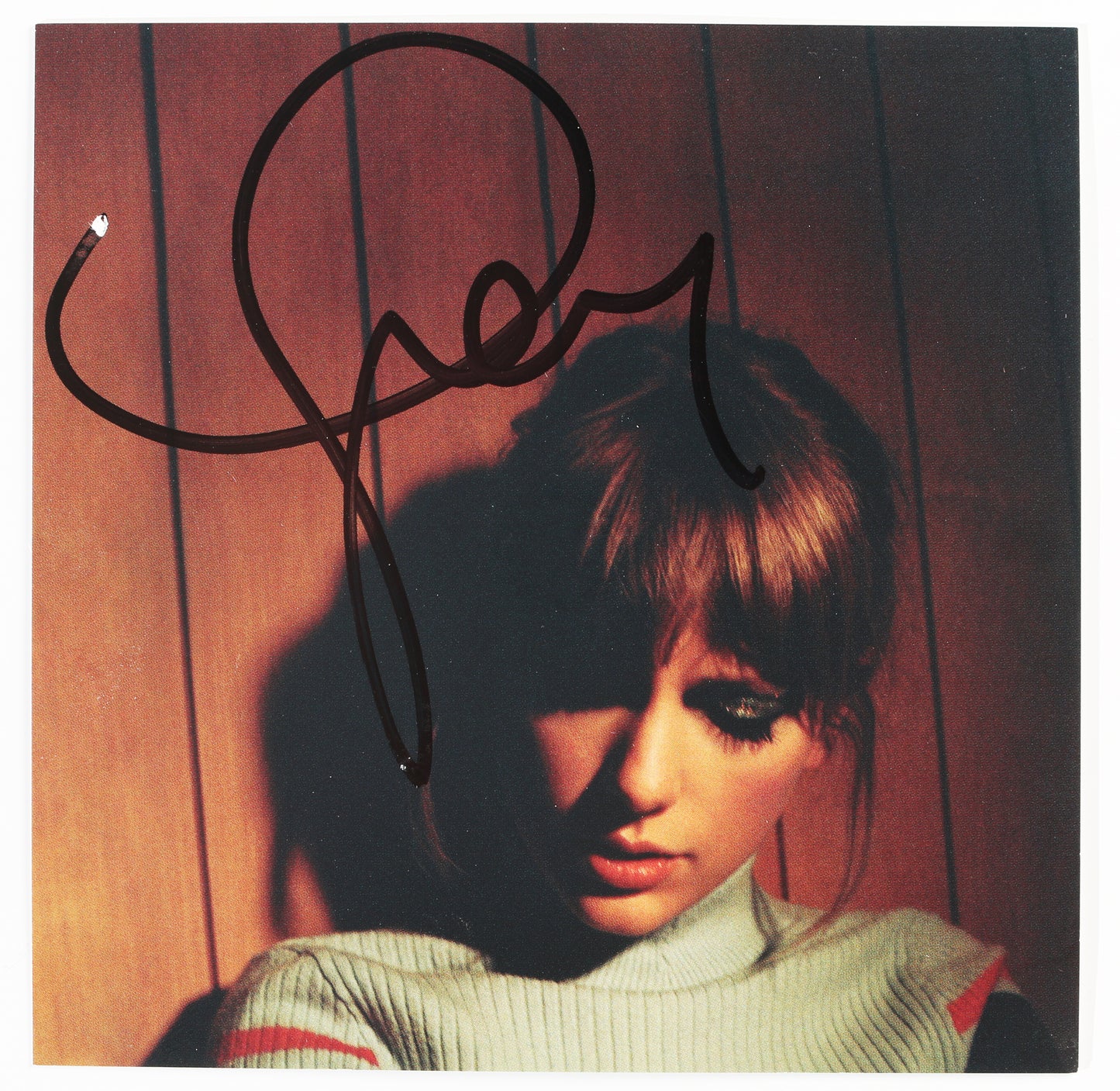 
                  
                    Taylor Swift: Midnights Moonstone Blue CD Insert Signed by Taylor Swift
                  
                