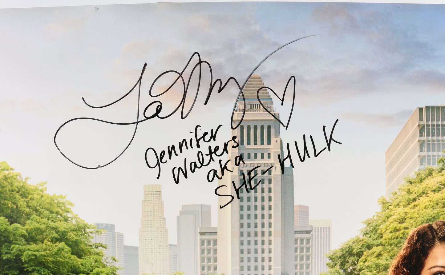 
                  
                    Tatiana Maslany as She-Hulk in She-Hulk: Attorney at Law Signed 27x40 Poster with Character Name
                  
                