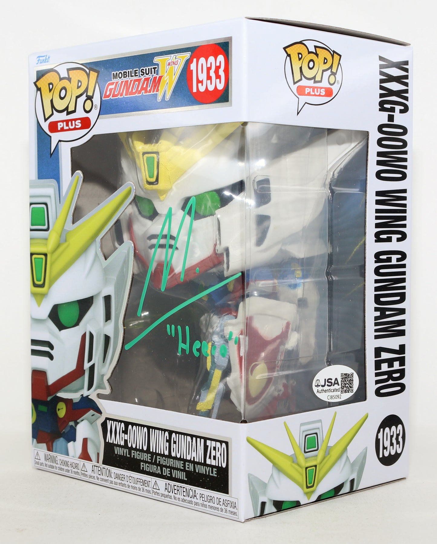 
                  
                    Mark Hildreth as Heero Yuy in Mobile Suit Gundam Wing (JSA) Signed Funko POP! #1933 with Character Name
                  
                