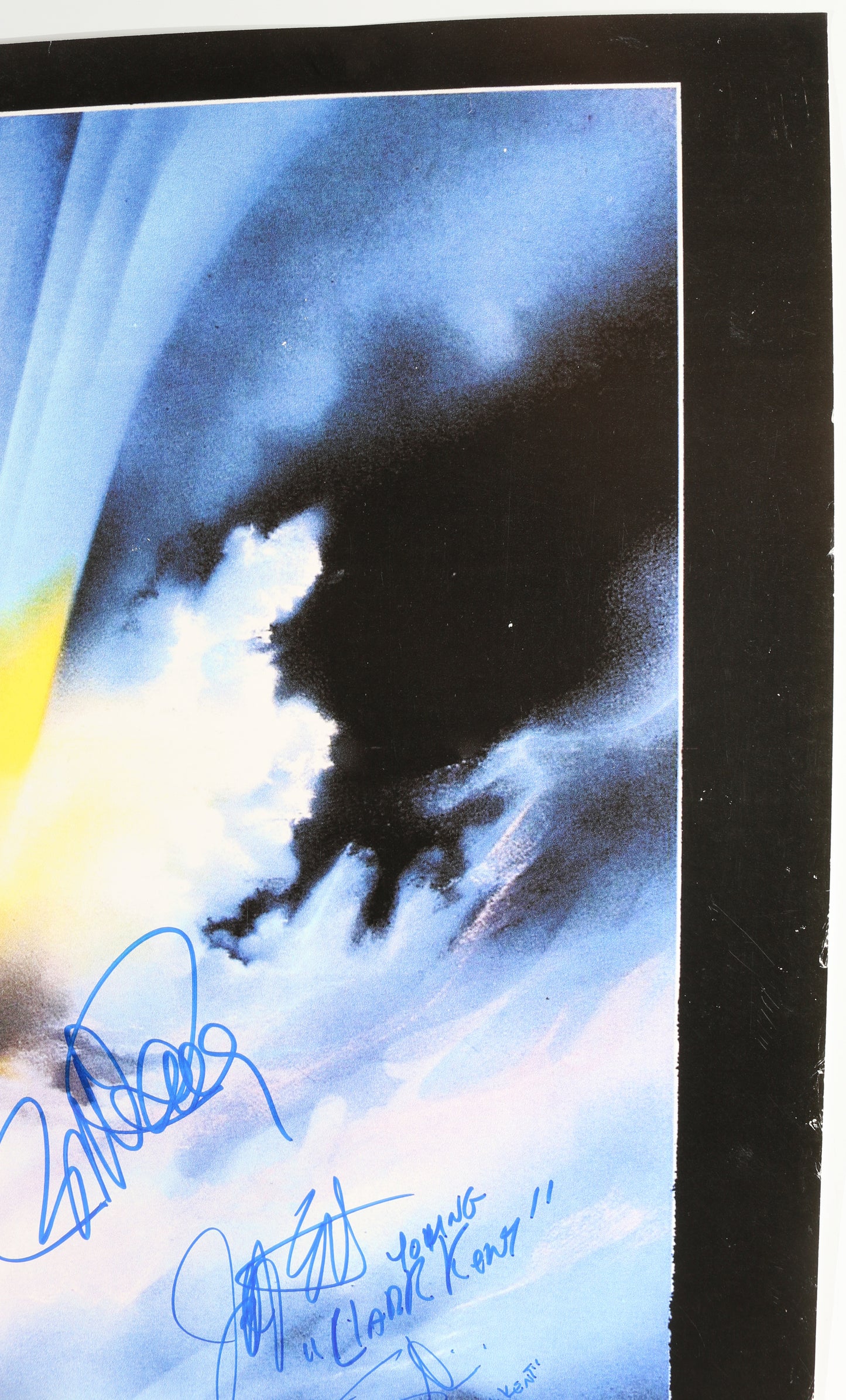 
                  
                    Superman 27x40 Poster Cast Signed by Margot Kidder, Jack O'Halloran, Sarah Douglas, Jeff East, Aaron Smolinski, Diane Sherry, & Director: Richard Donner
                  
                