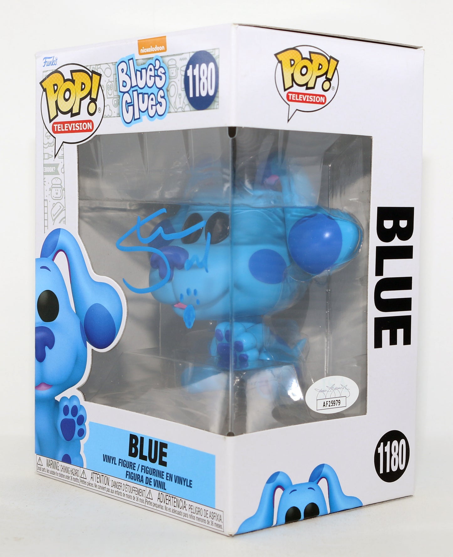 
                  
                    Steve Burns as Steve in Blue's Clues (JSA) Signed Funko POP! #1180 with Remark
                  
                