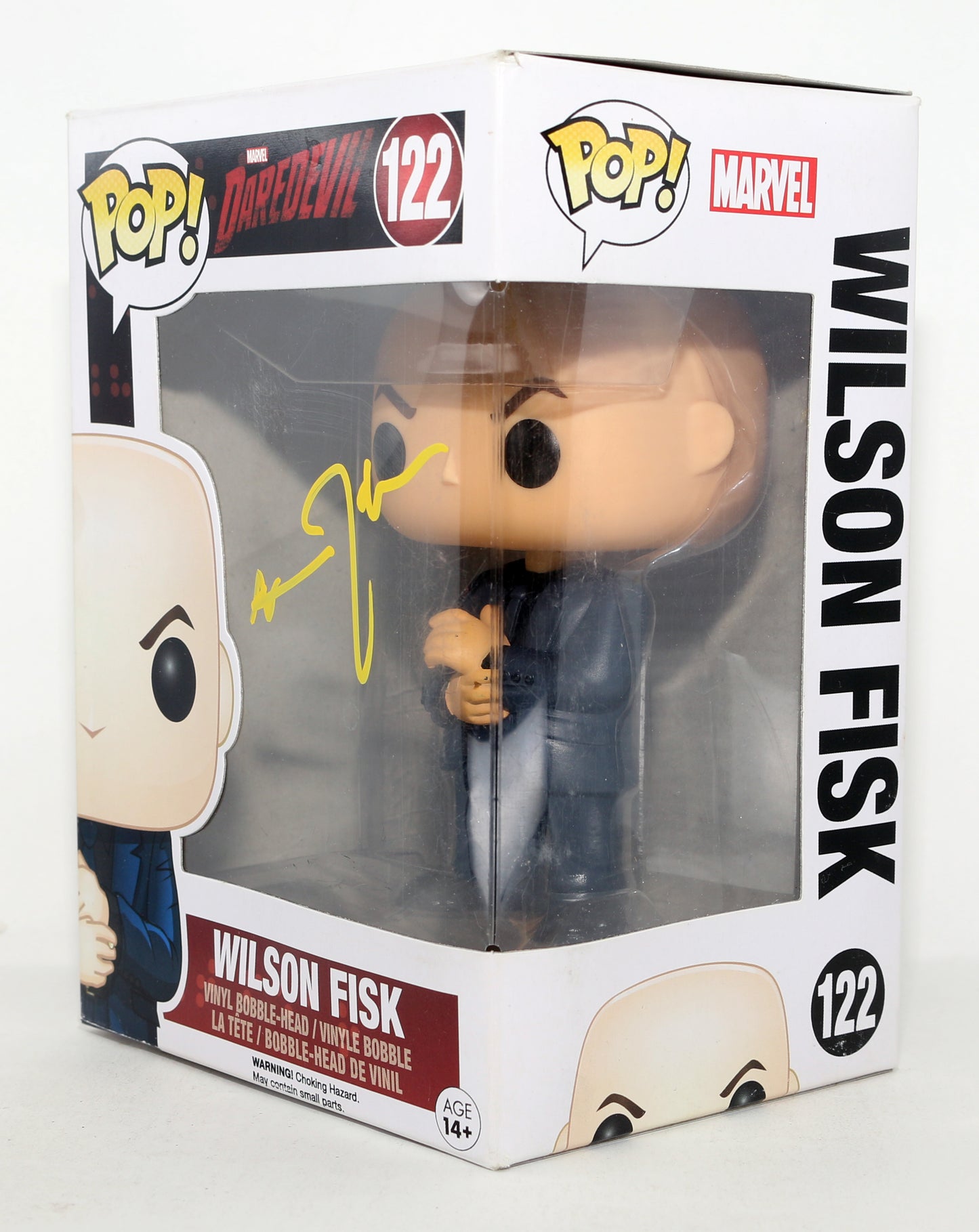 
                  
                    Vincent D'Onofrio as Wilson Fisk / Kingpin in Daredevil Signed Funko POP! #122
                  
                