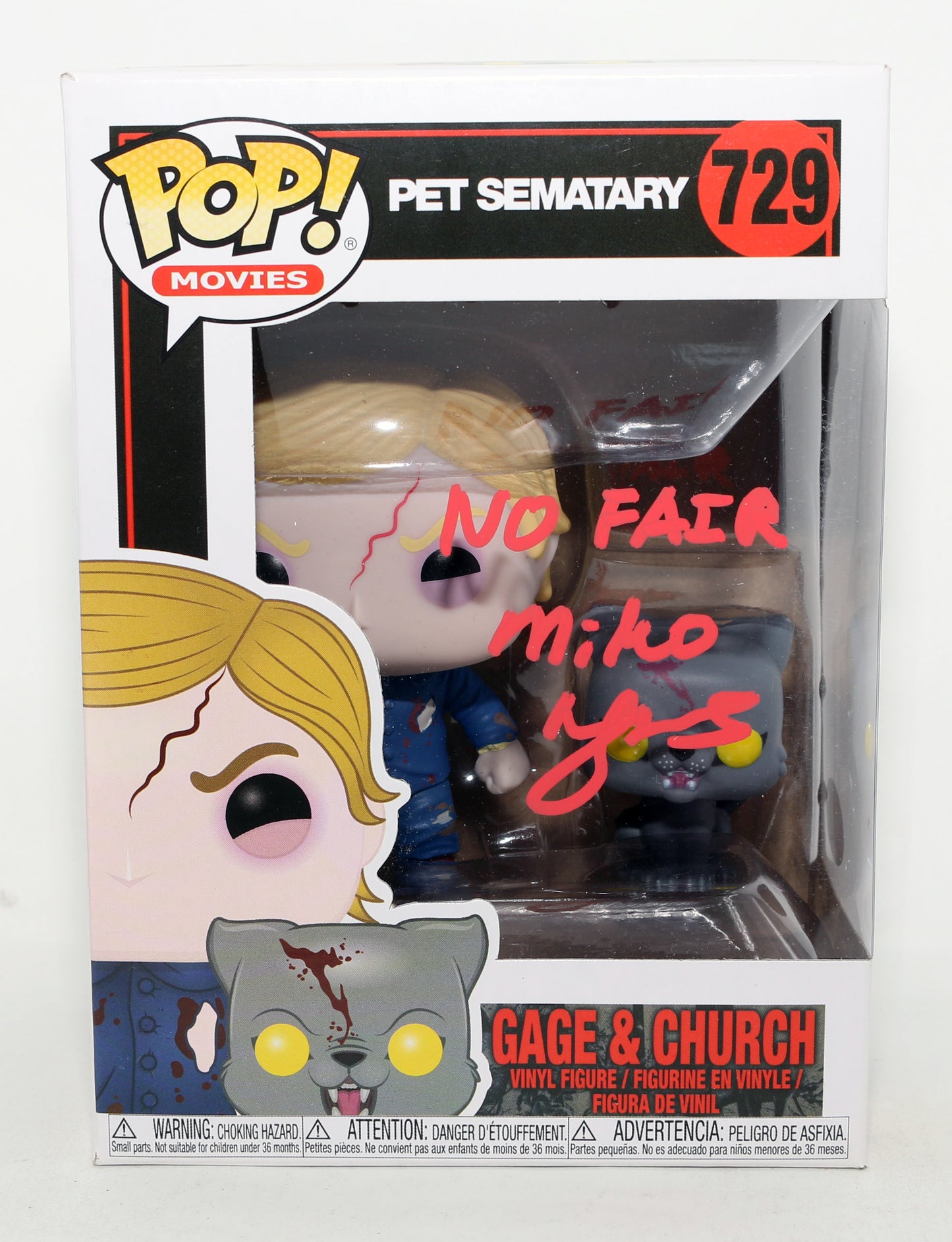 
                  
                    Miko Hughes as Gage Creed in Pet Sematary (JSA) Signed Funko POP! #729 with Quote
                  
                