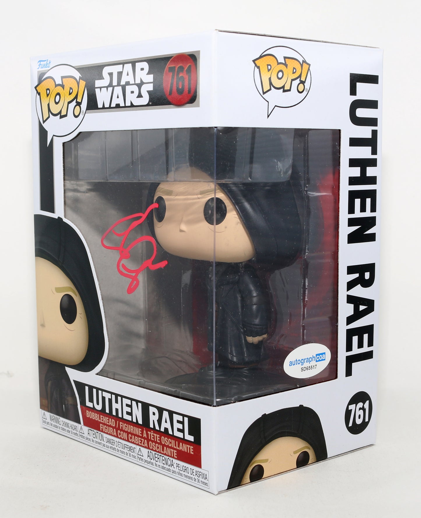 
                  
                    Stellan Skarsgård as Luthen Rael in Star Wars: Andor Signed Funko POP! #761
                  
                