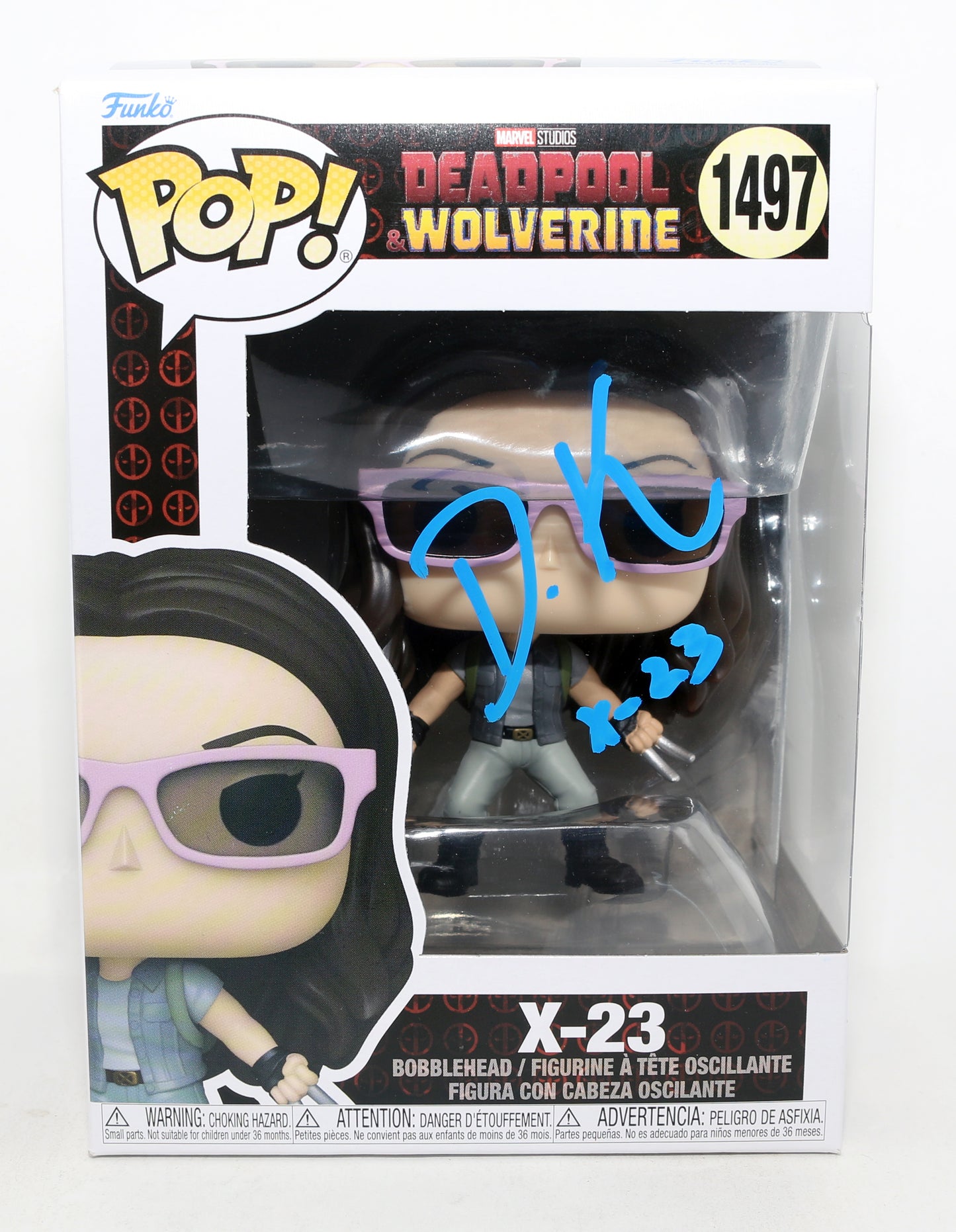 
                  
                    Dafne Keen as X-23 in Deadpool & Wolverine Signed Funko POP! #1497 with Character Name
                  
                