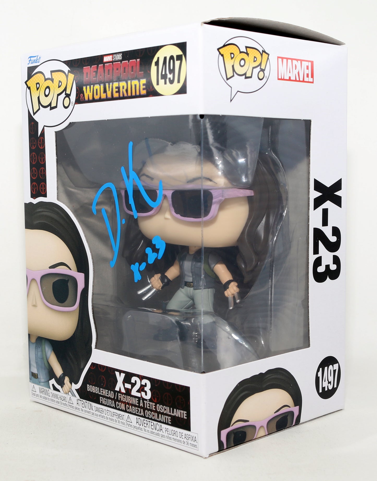 
                  
                    Dafne Keen as X-23 in Deadpool & Wolverine Signed Funko POP! #1497 with Character Name
                  
                