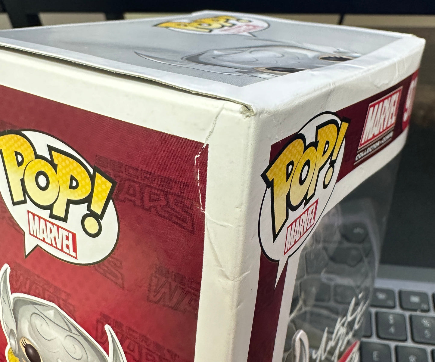 
                  
                    Natalie Portman as Jane Foster / Mighty Thor in Marvel Comics Secret Wars (SWAU) Signed Funko POP! #97
                  
                