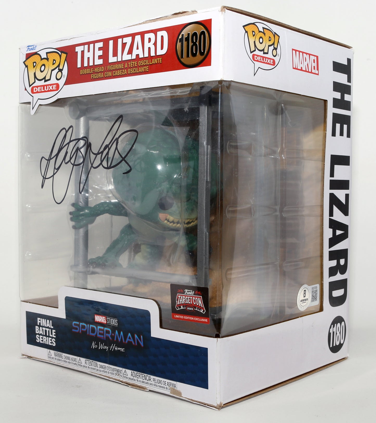 
                  
                    Rhys Ifans as The Lizard in The Amazing Spider-Man & Spider-Man: No Way Home 2023 Target Con Exclusive (Beckett) Signed Funko POP! #1180
                  
                